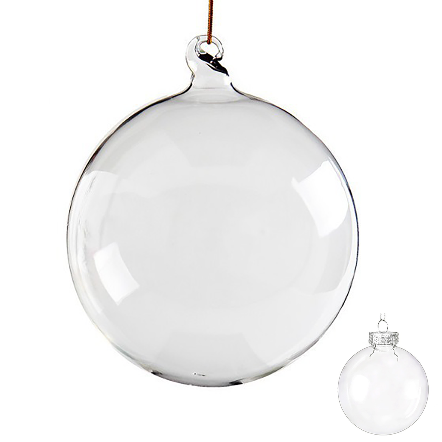 3 Inch Glass Christmas Ball Ornament 5
