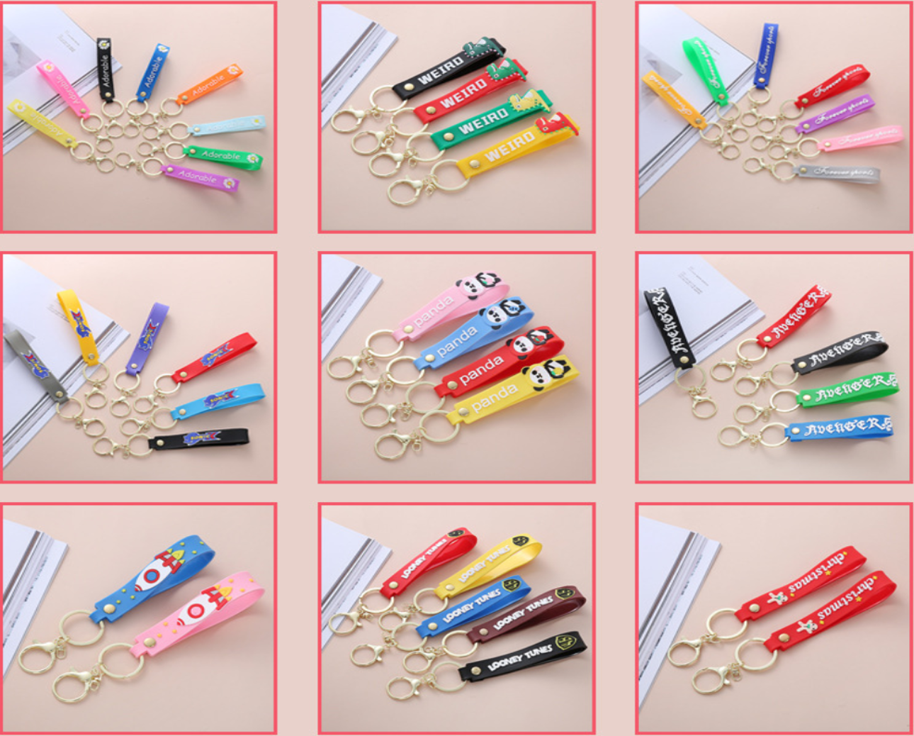 Silicone Key Chain 1