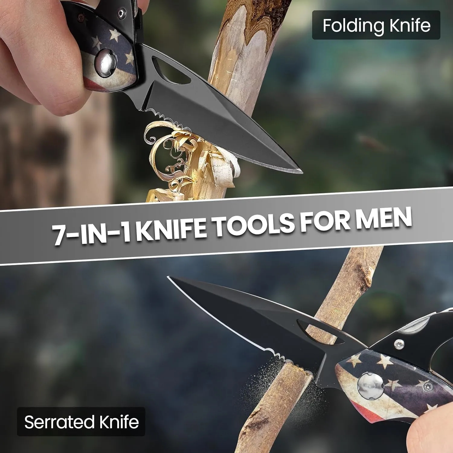 Multitool Carabiner With Folding Pocket Knife 8