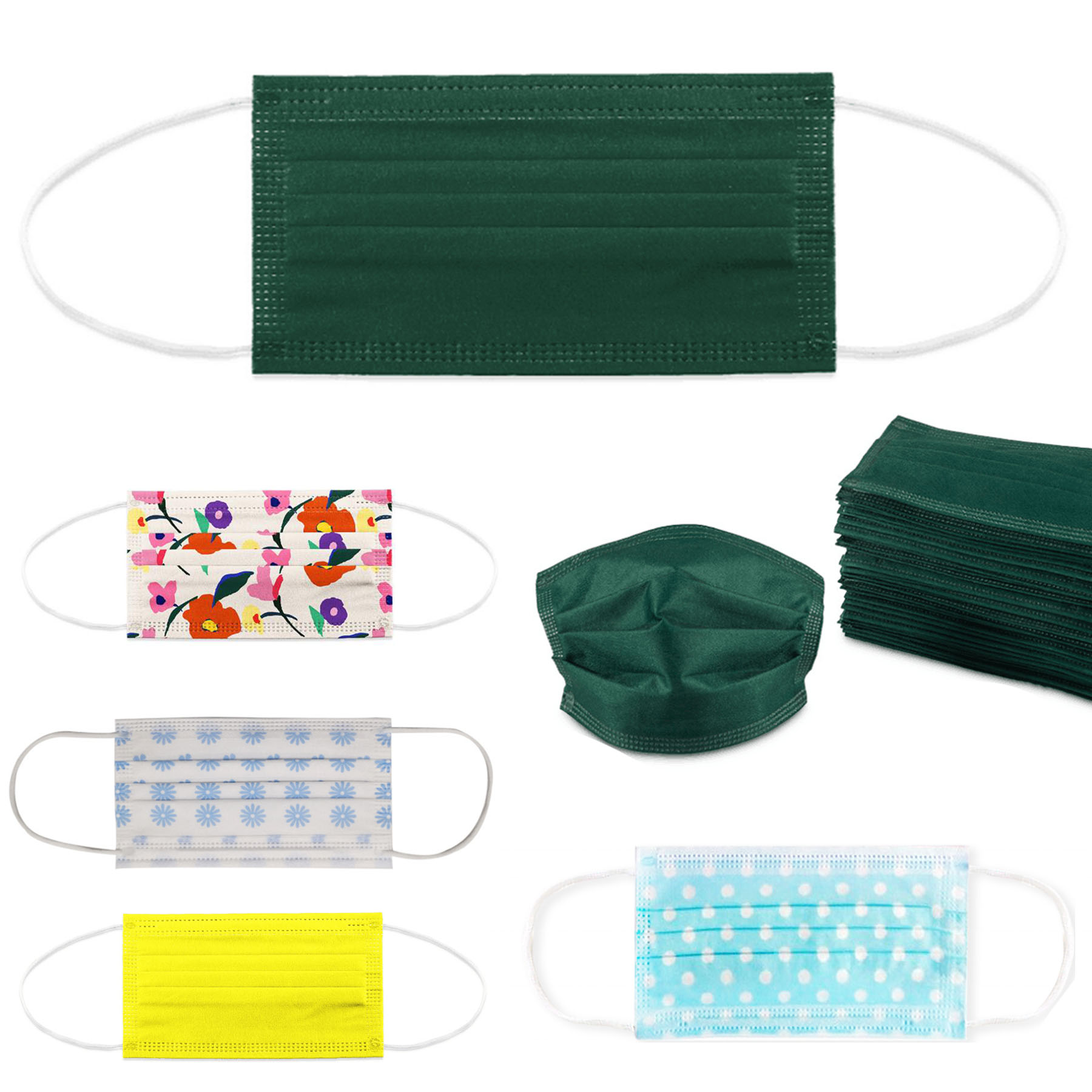 Printing Color Disposable Anti Dust Personal Disposable Mask 2