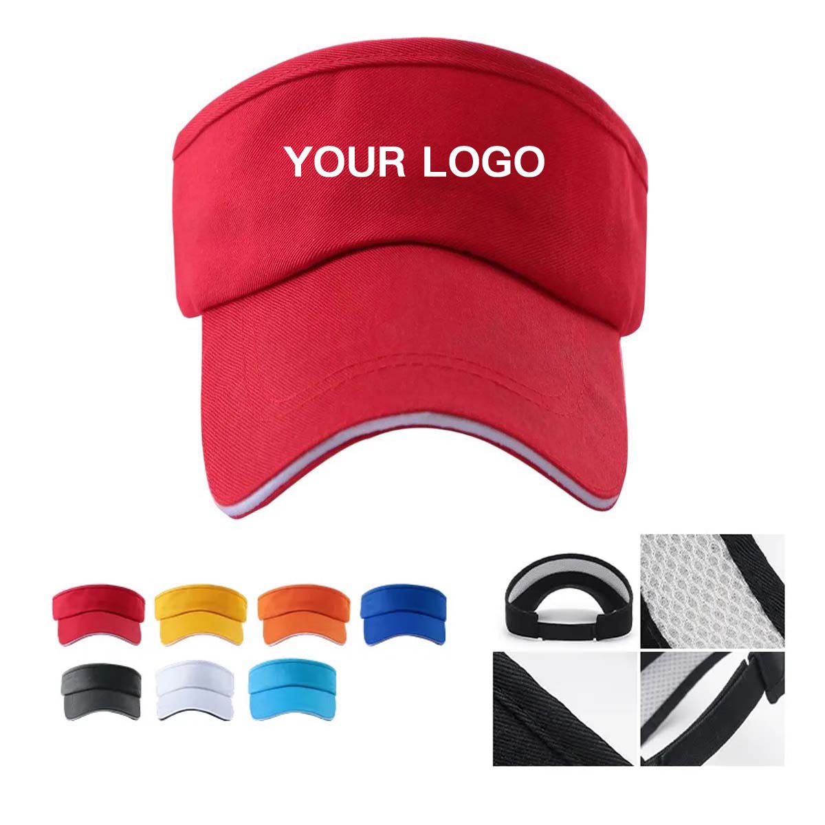 Lightweight Adjustable Sun Visor for Summer Events 5