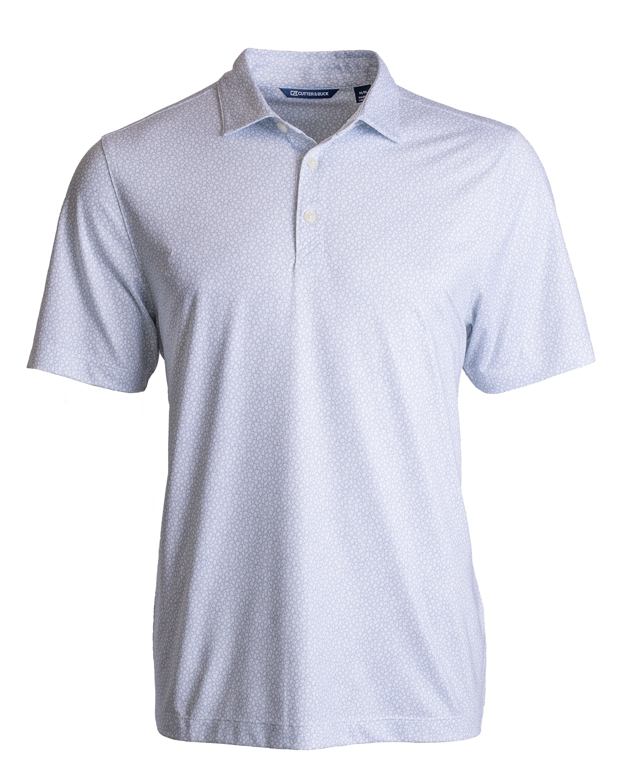 Cutter & Buck Pike Recycled Pebble Print Mens Polo 42