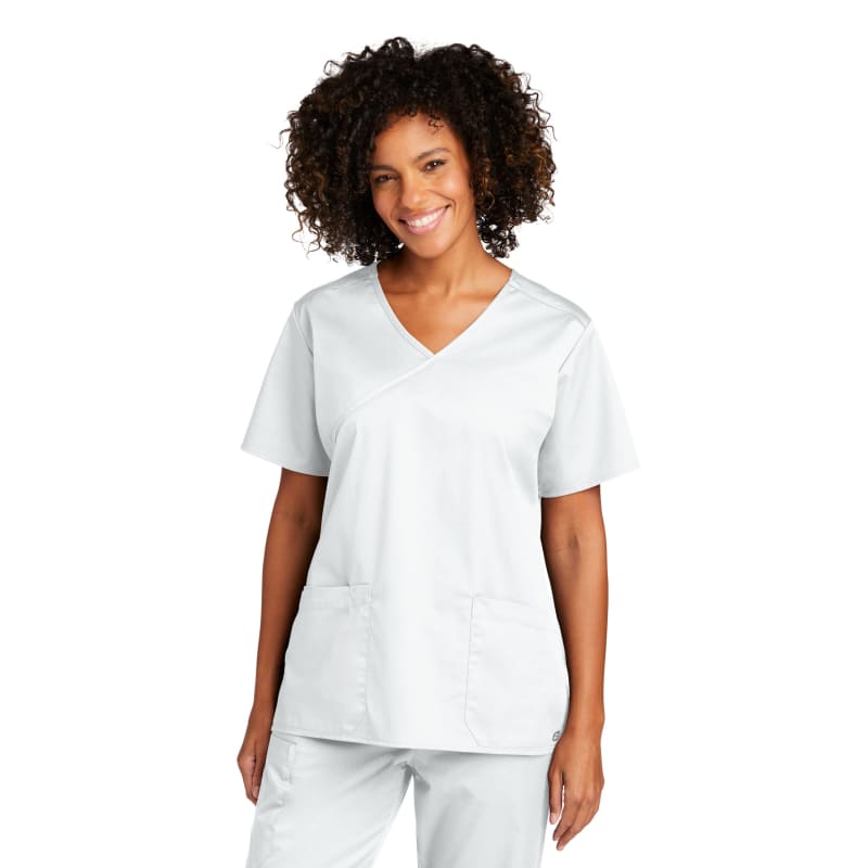 WonderWink Women's WorkFlex Mock Wrap Top 25