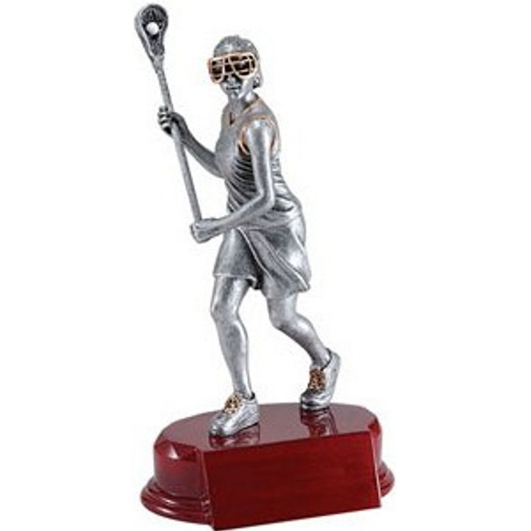 7-1/4" Lacrosse-Female Resin Figure 1