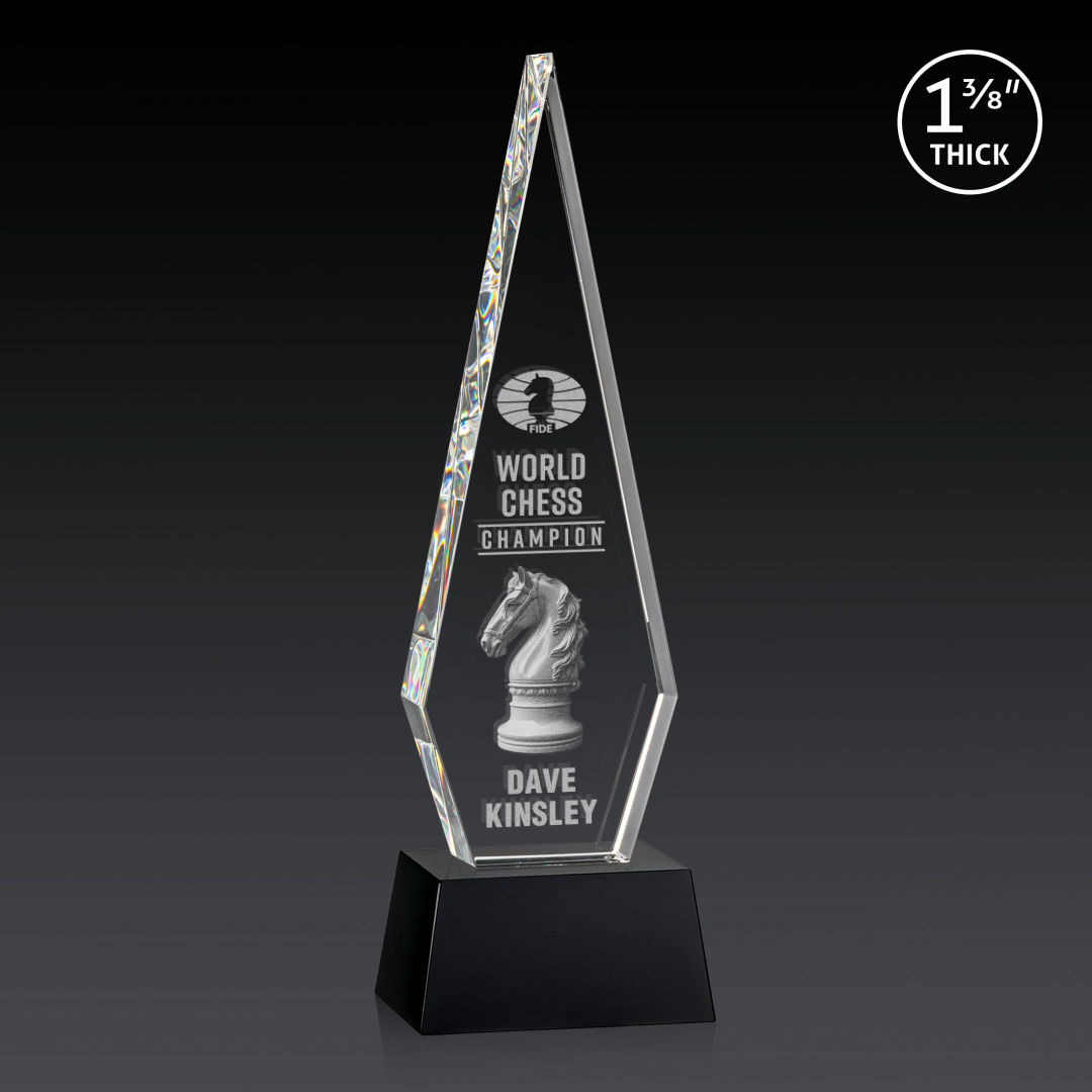 Springfield 3D Award on Robson Base - Black 9