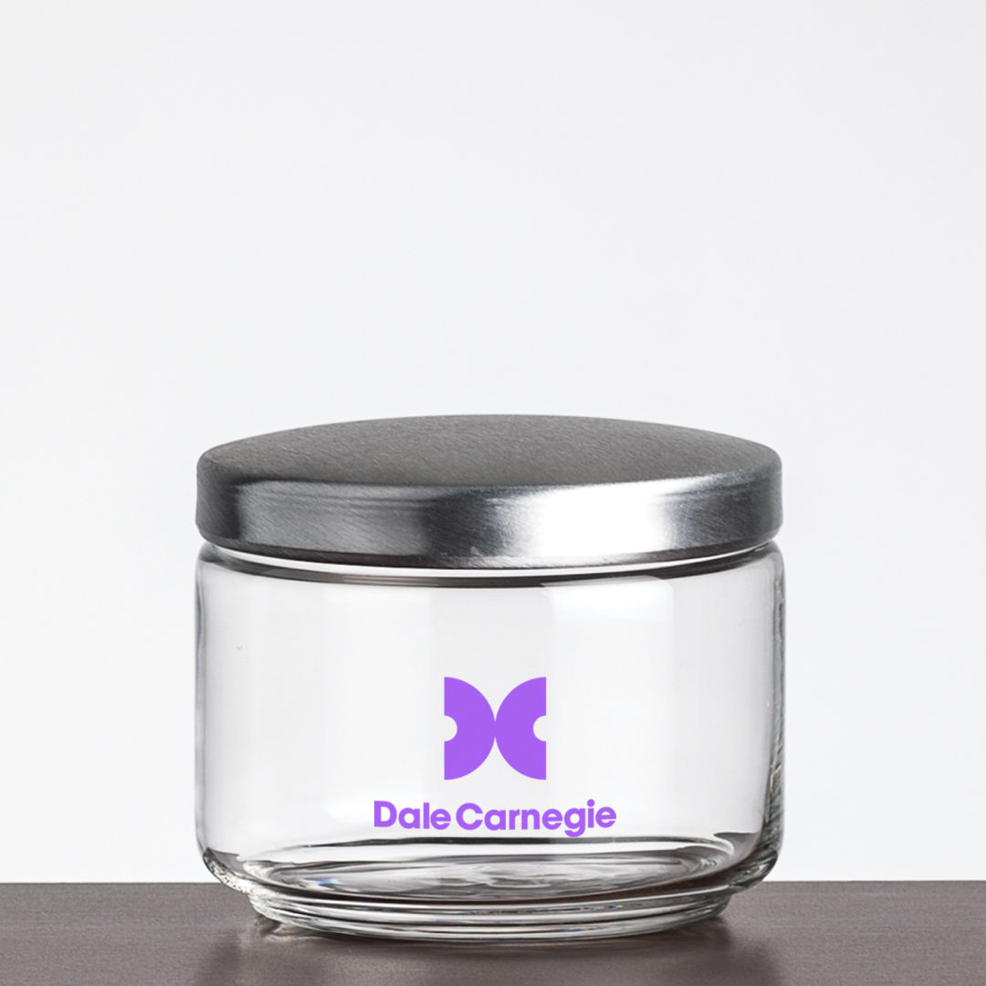 Primrose Jar with Metal Lid - Imprinted 2