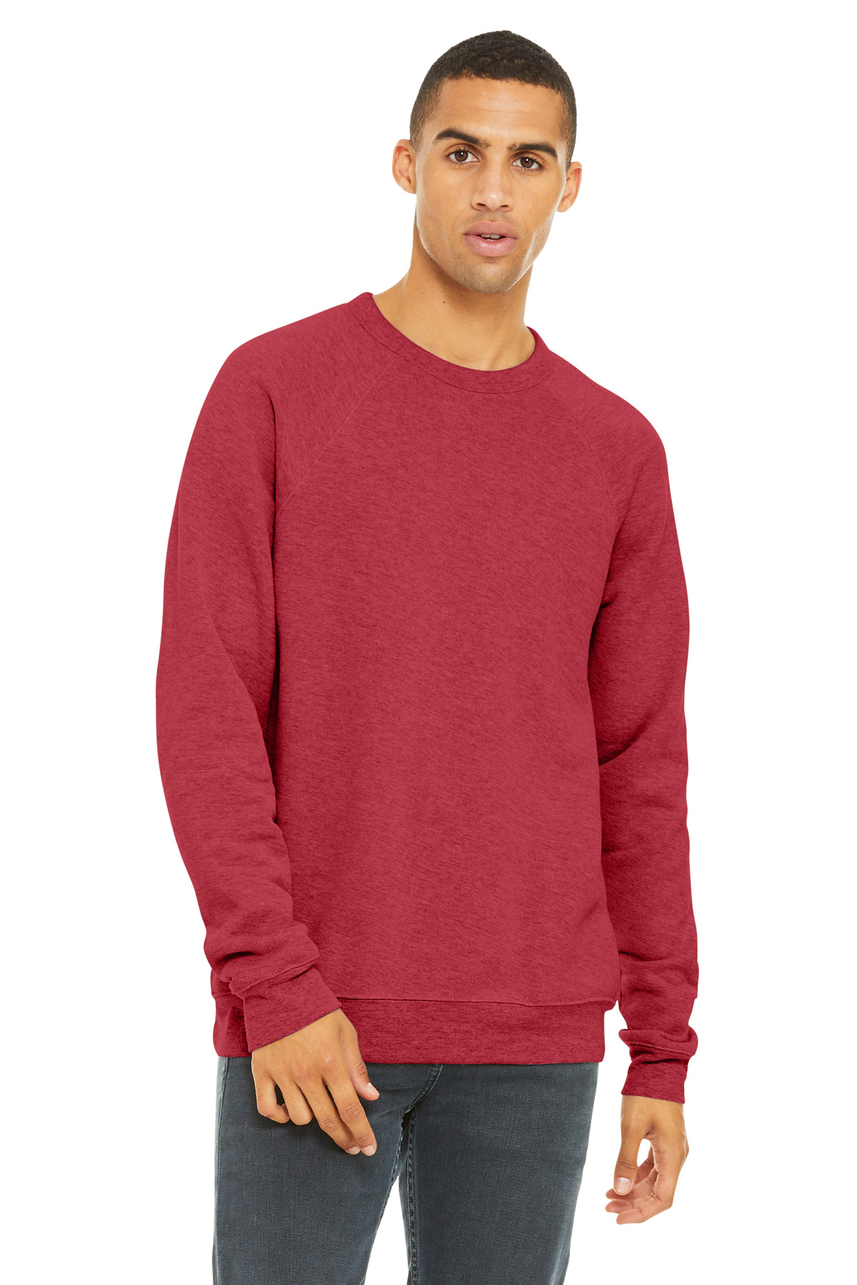 BELLA+CANVAS Unisex Sponge Fleece Raglan Sweatshirt. BC3901 126