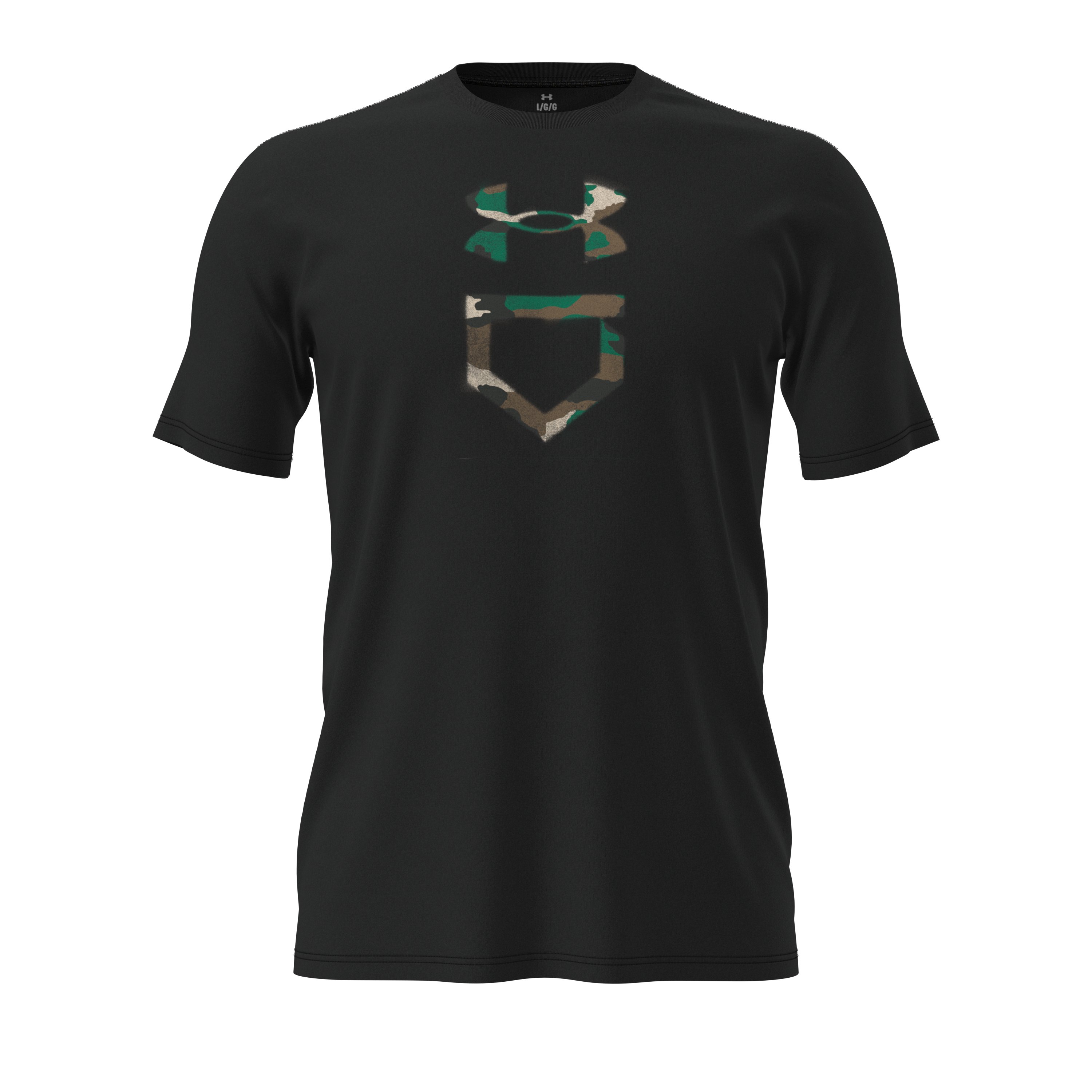 UA Baseball Camo Plate Men's Short Sleeve 1