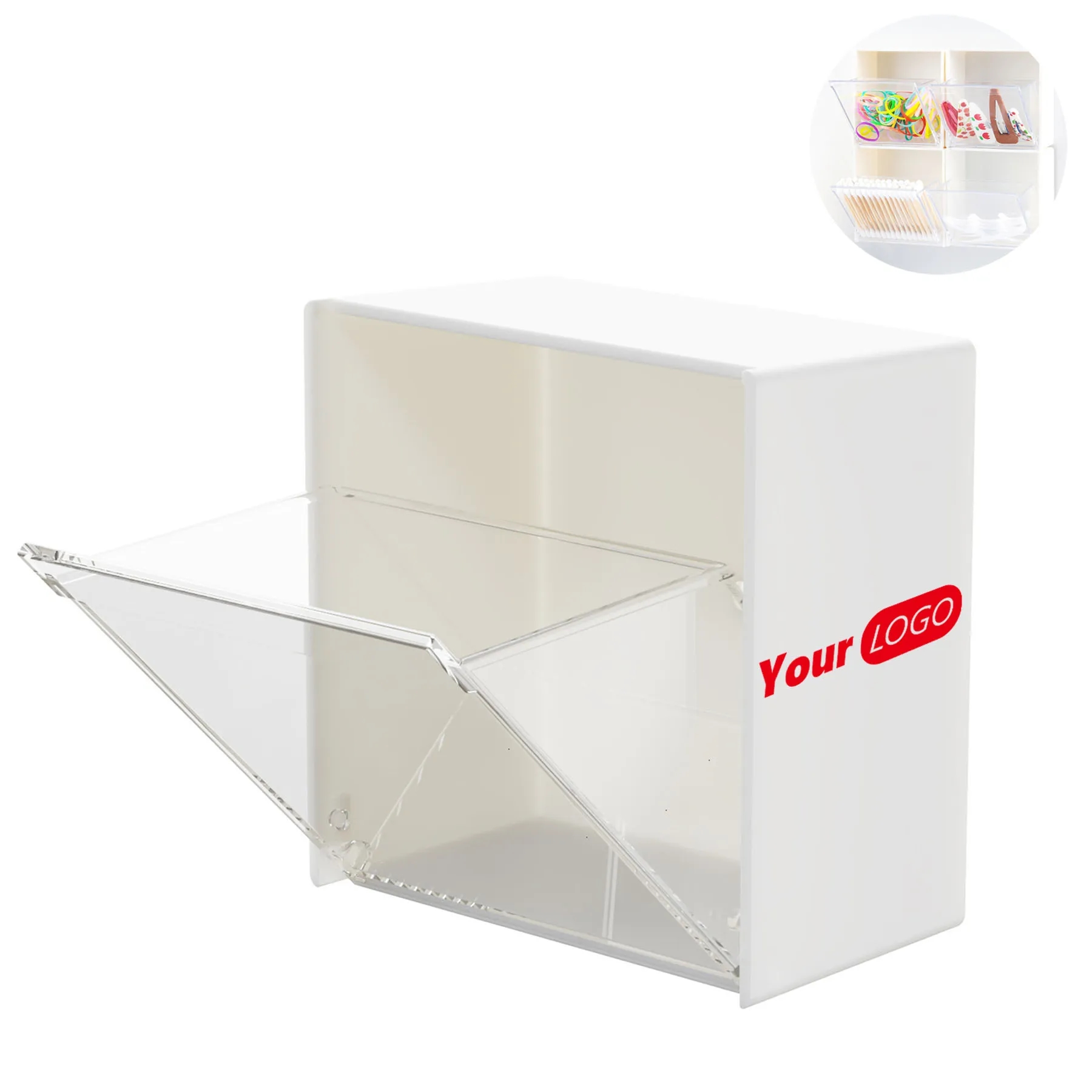 Wall Mounted Flip Storage Box 3