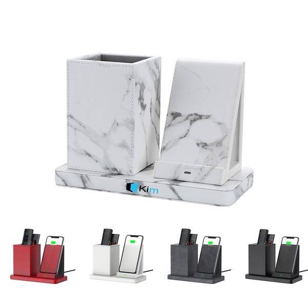 Office Wireless Charging Pen Holder 7