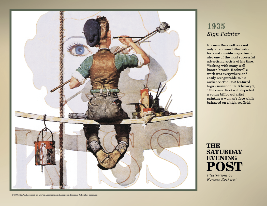 Triumph® Calendars The Saturday Evening Post Illustrations by Norman Rockwell Calendar 8