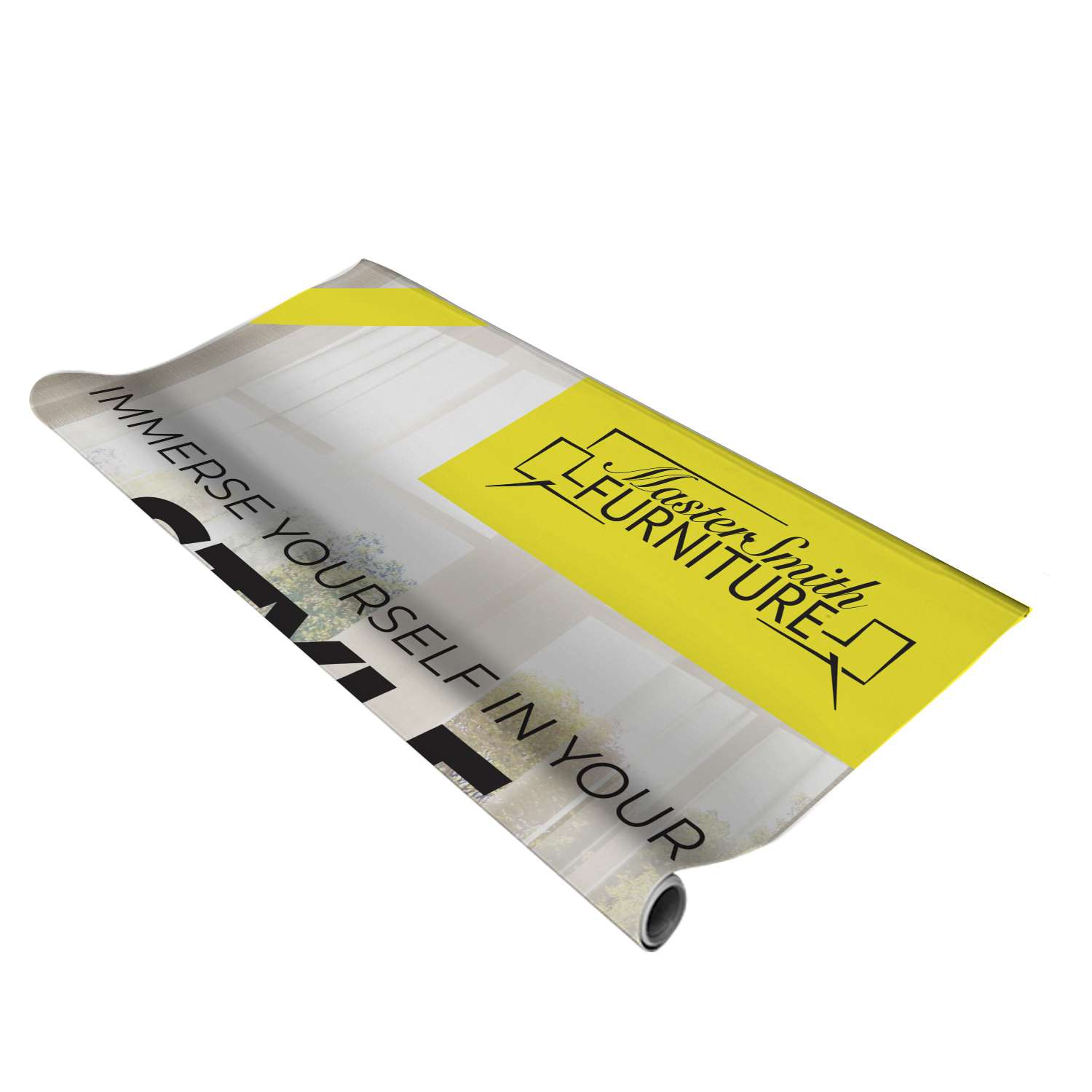 48" Stratus Retractor Replacement Banner (No-Curl Opaque Fabric)