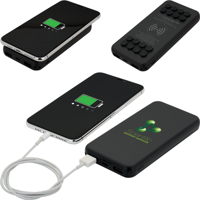 Octo Grip Wireless Charger & Power Bank 10,000 mAh 13