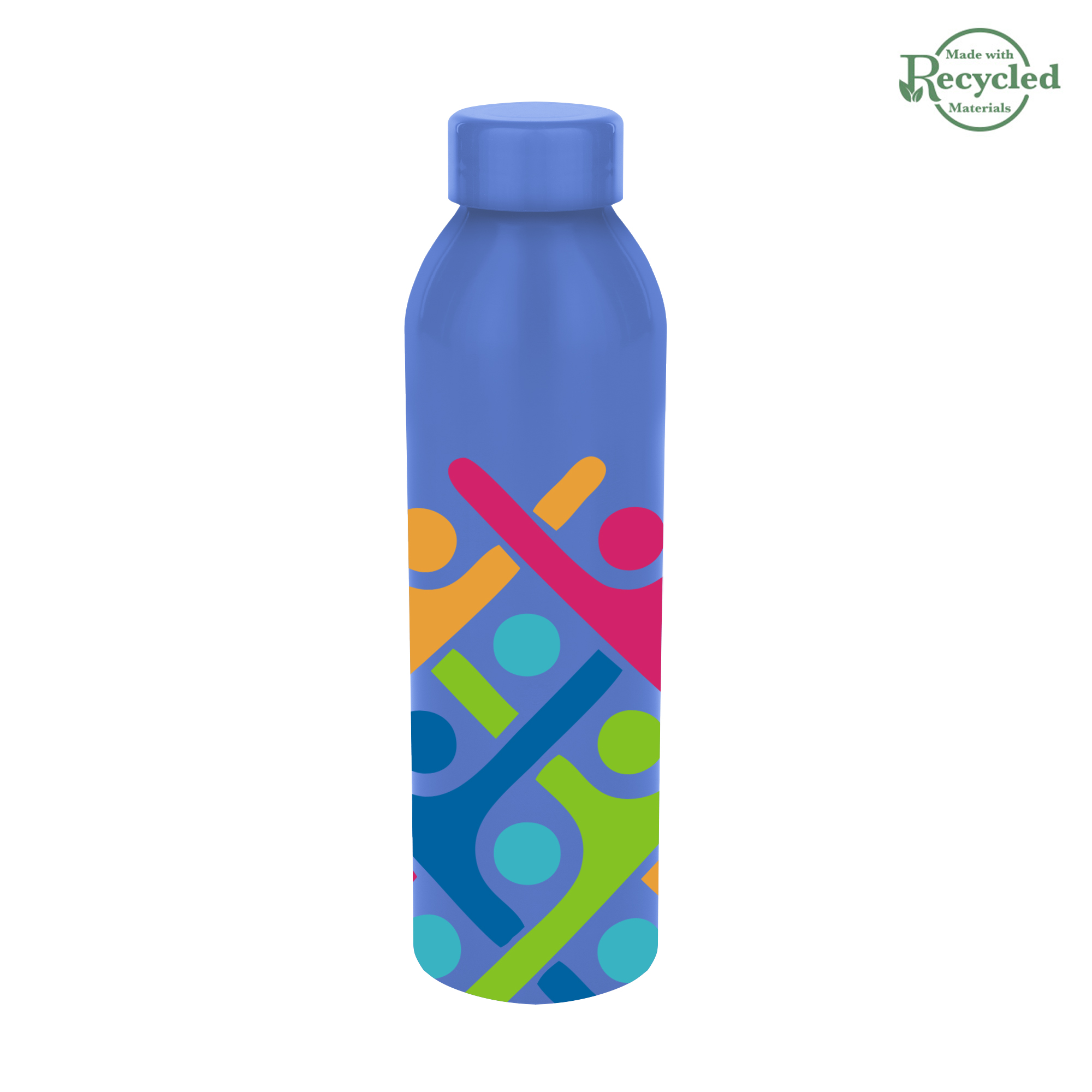 22 Oz. Full Color Serena Recycled Aluminum Bottle, custom water bottle with logo imprint 7