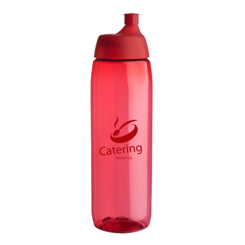 Lenexa Plastic Water Flask - Push Caps, 34 oz. 16