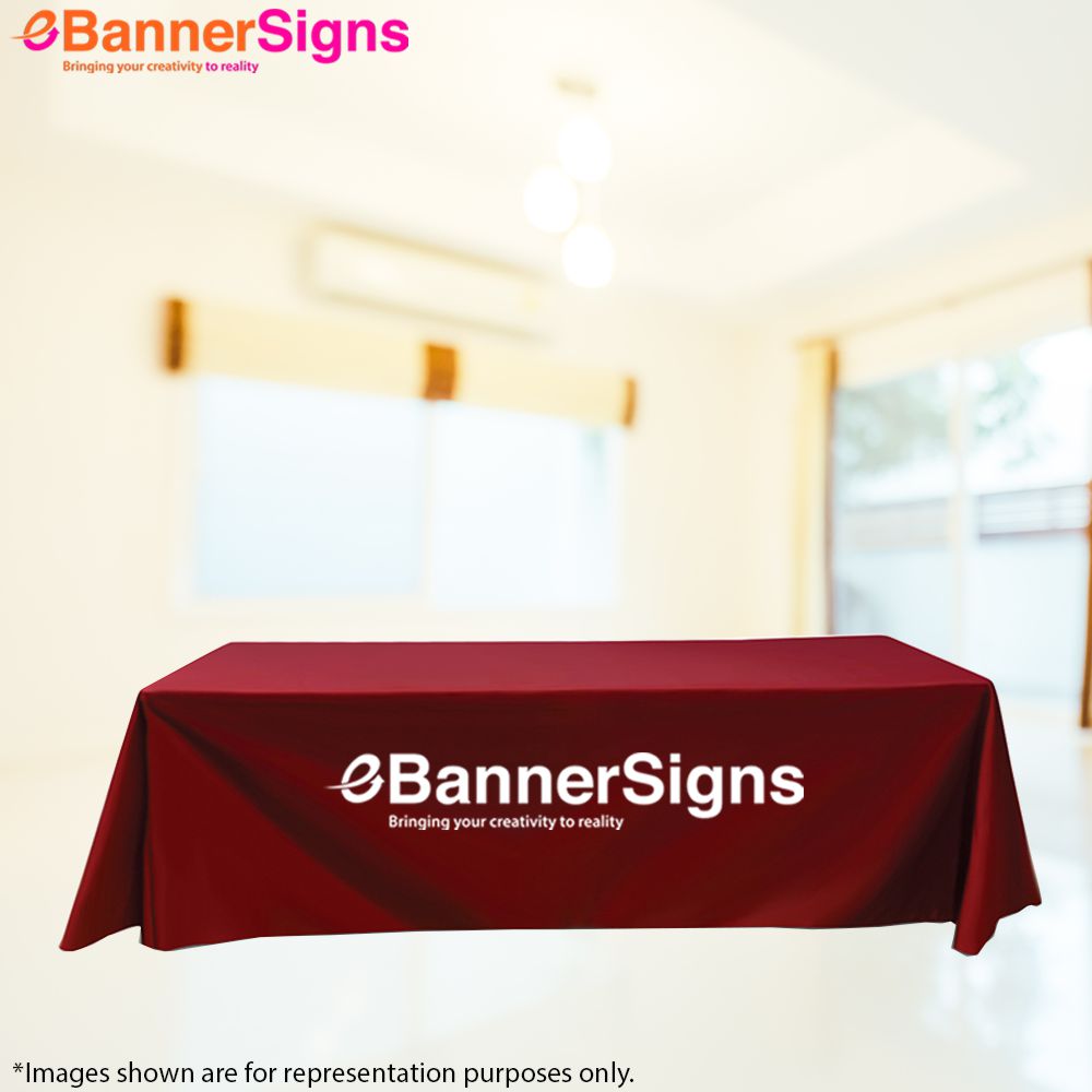 Premium Full Color Table Covers (3-Sided Open Back) 4