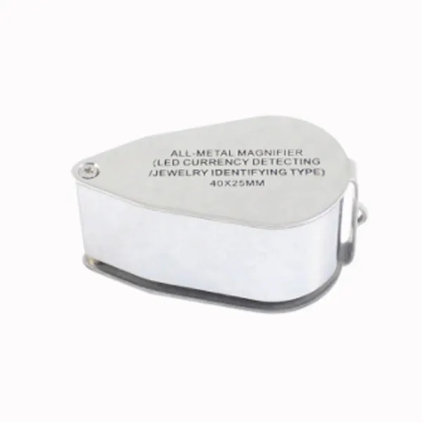 Metal 40X Jewelry Magnifier Folding With LED Light 5