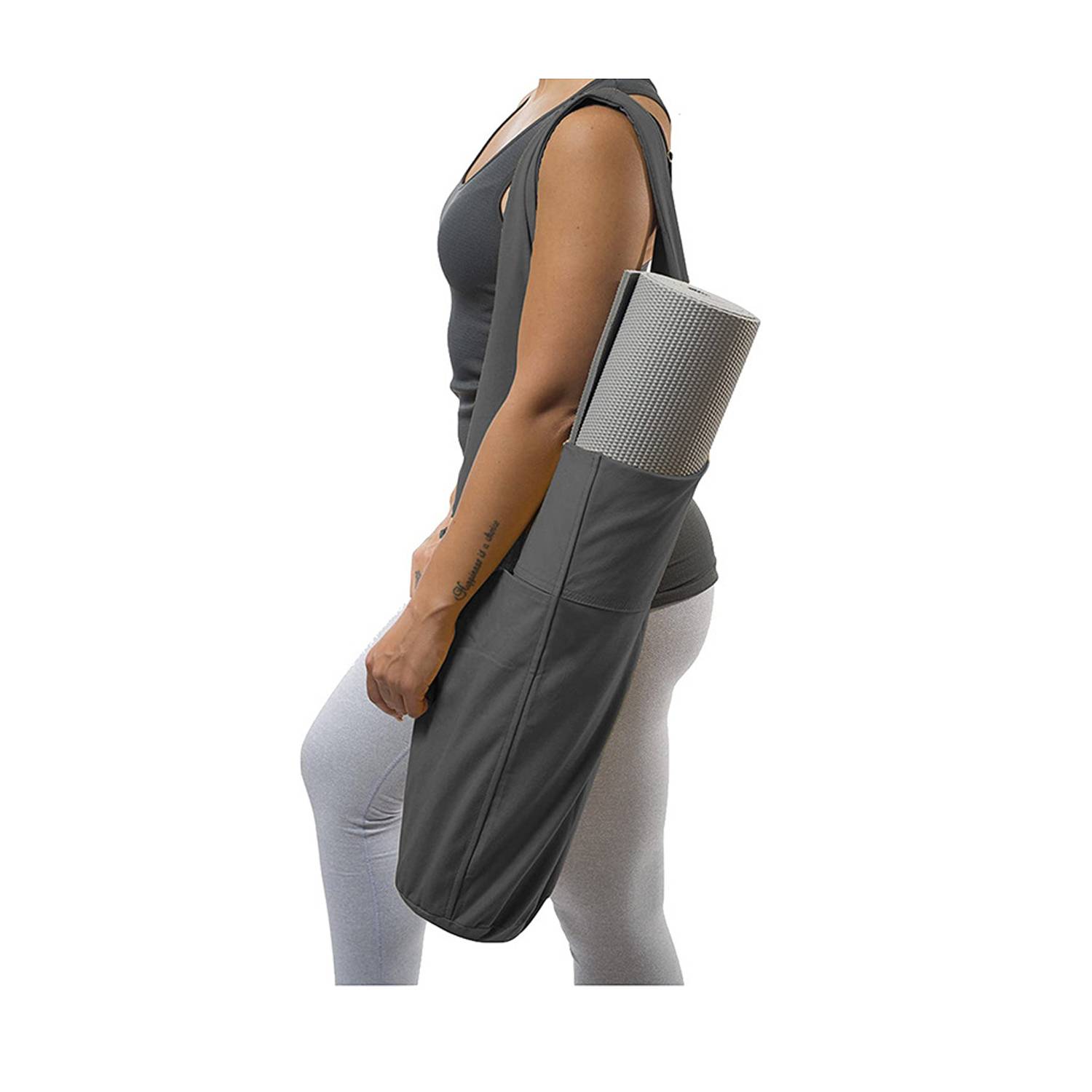 Large Capacity Single Shoulder Diagonal Yoga Mat Storage Bag 5