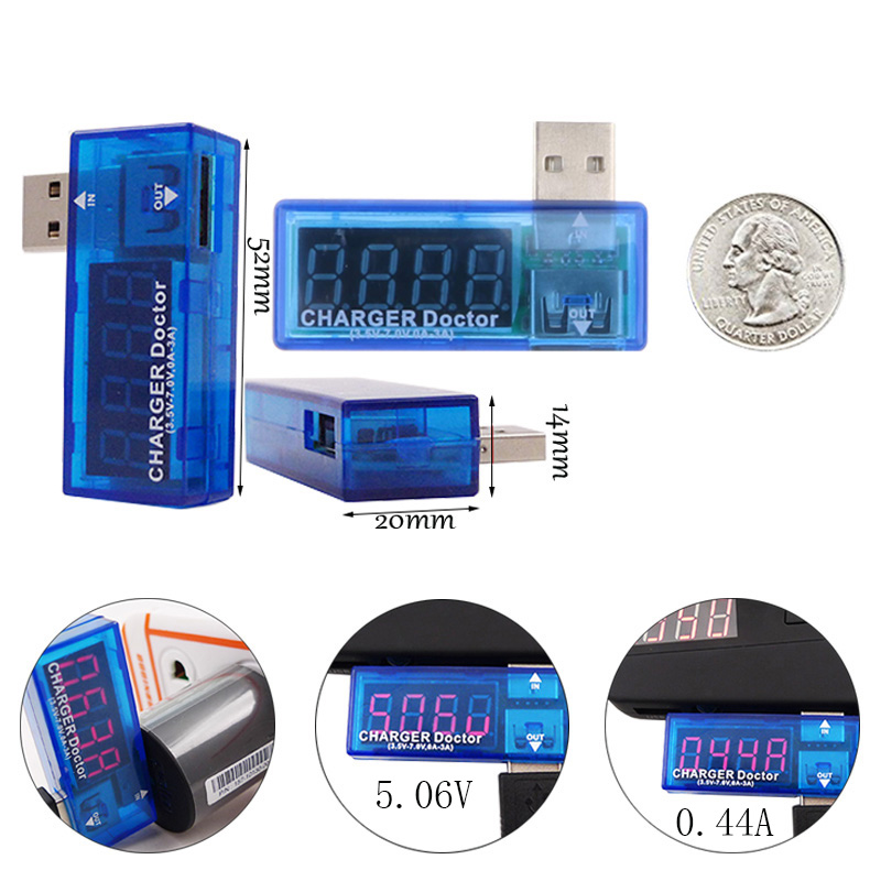 USB Charger Doctor Voltage Current Meter Tester 2