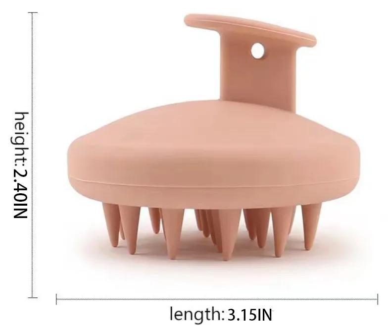 Silicone Scalp Massaging Shampoo Brush 3