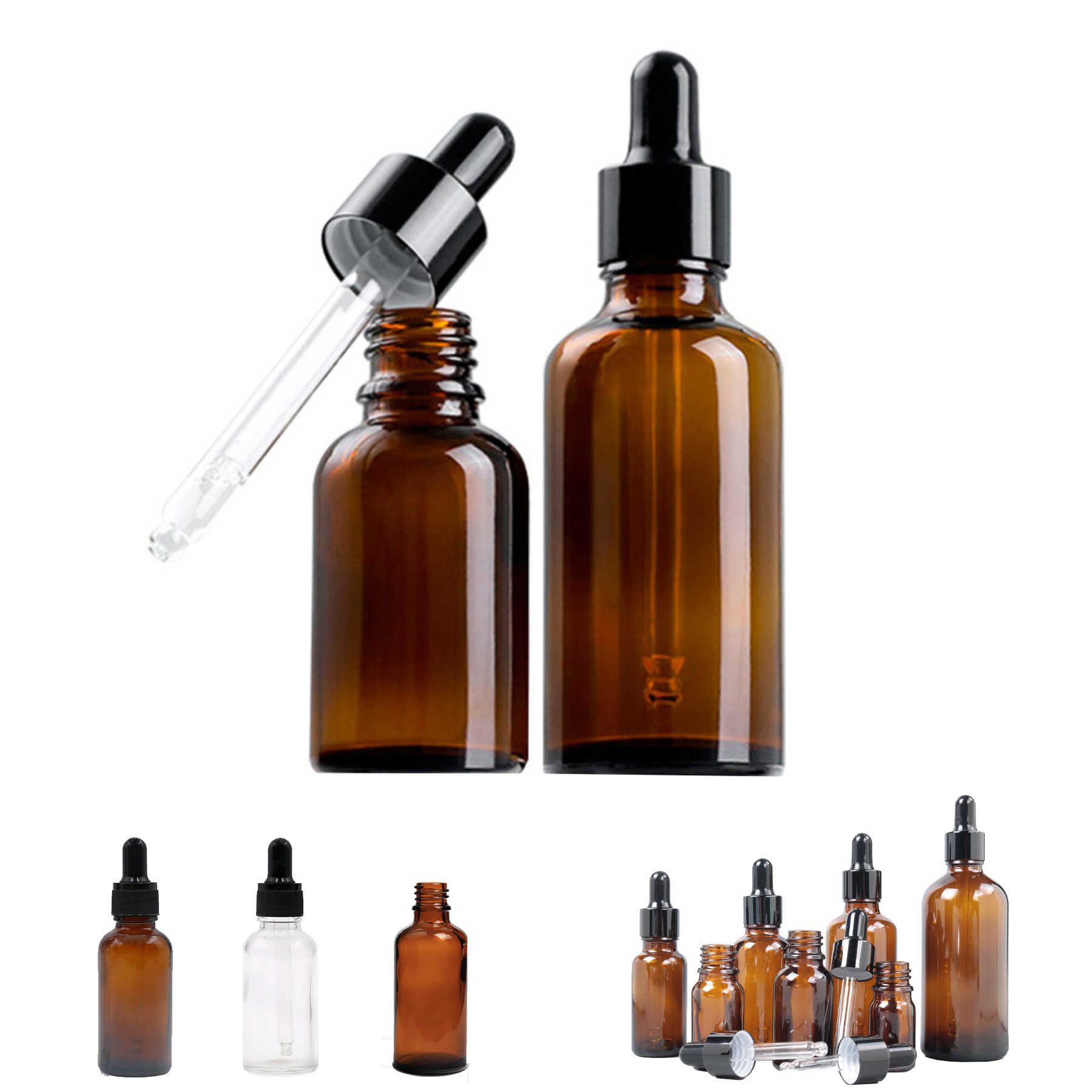 50 ml Glass Dropper Bottles 2