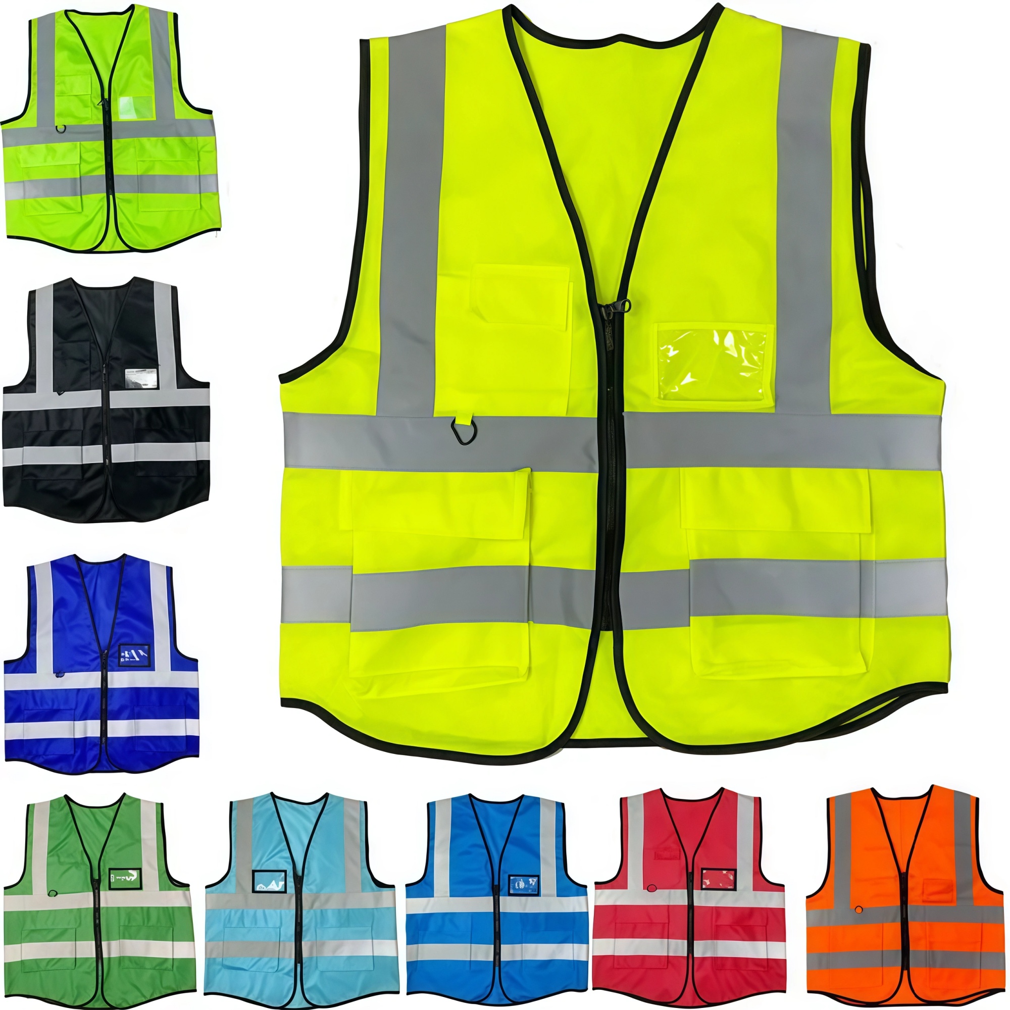 Mesh Breathable Reflective Adult Safety Vest 2