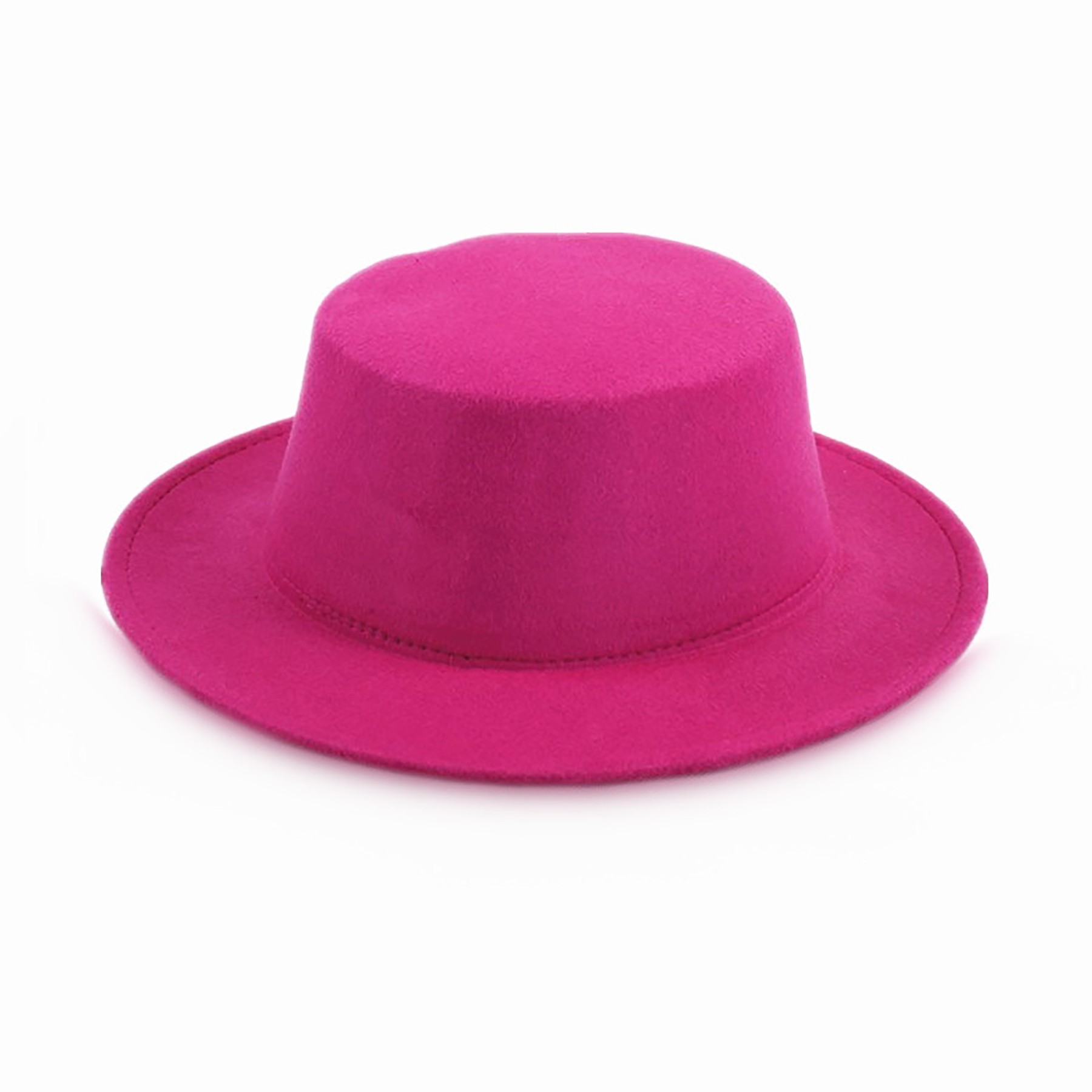 Fedora Hat Brim Flat 8