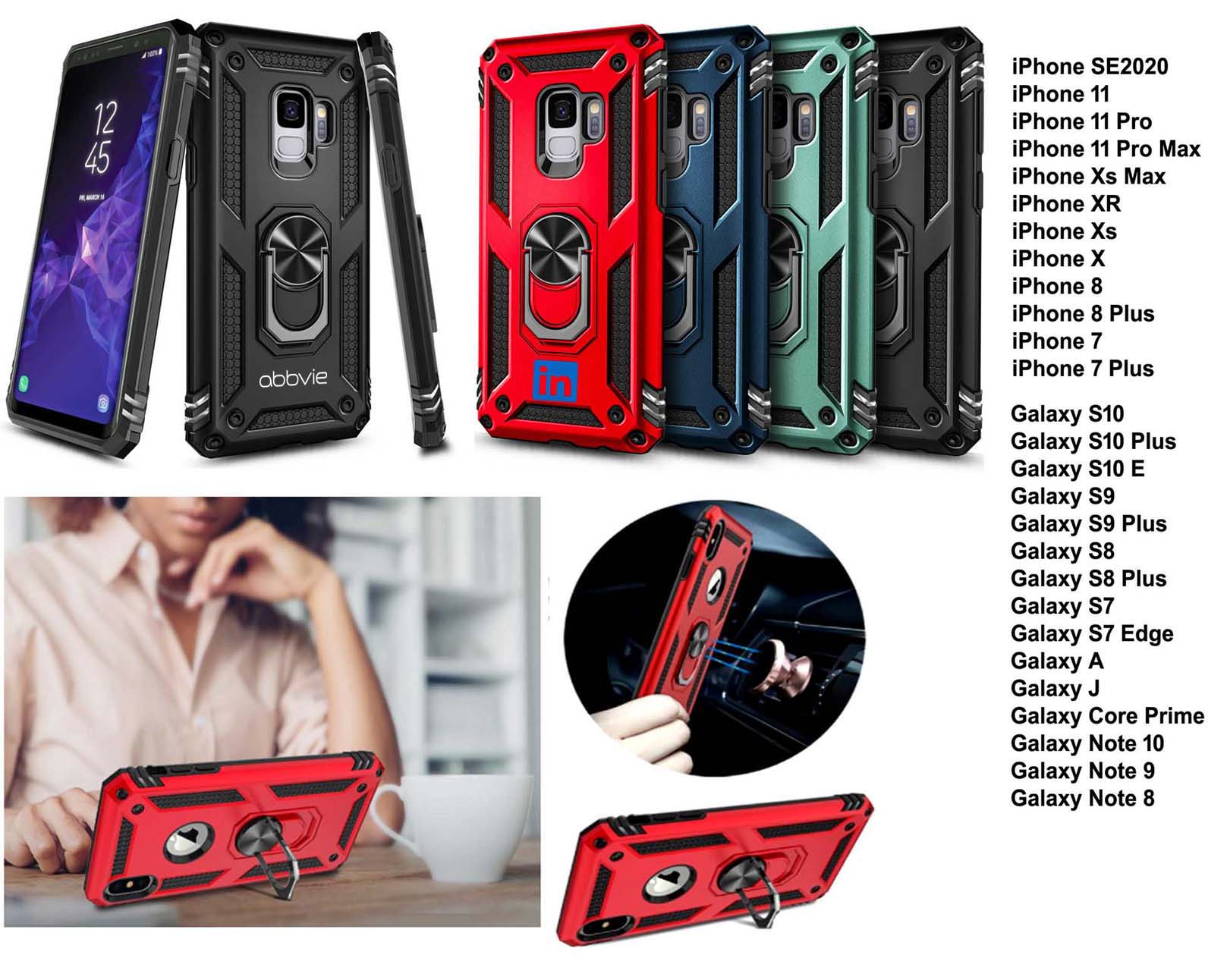 iBank ® Galaxy Note 20,Note 10,Note 10Plus Shockproof Case 1