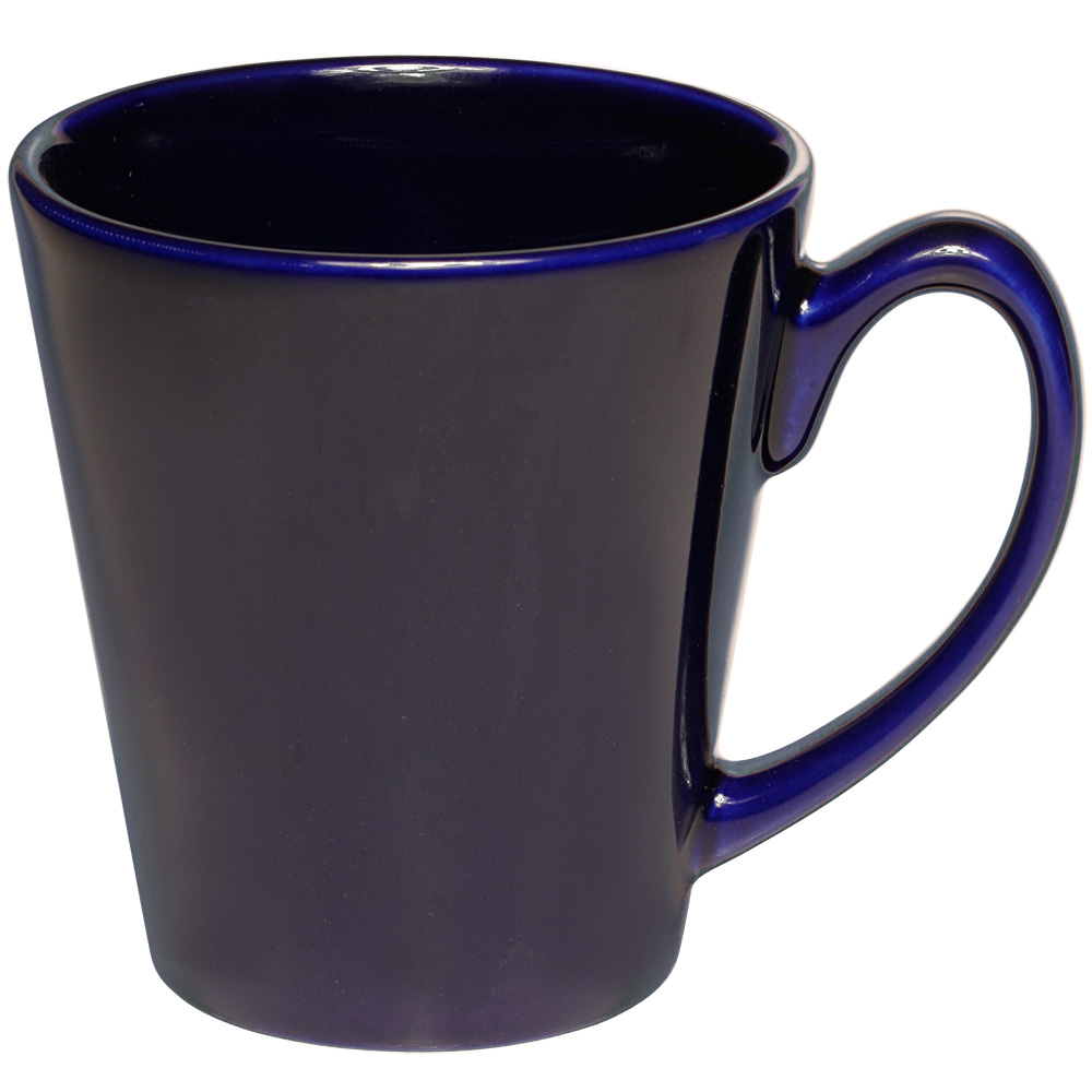 12 oz. Glossy Ceramic Latte Coffee Mug - Colors 7