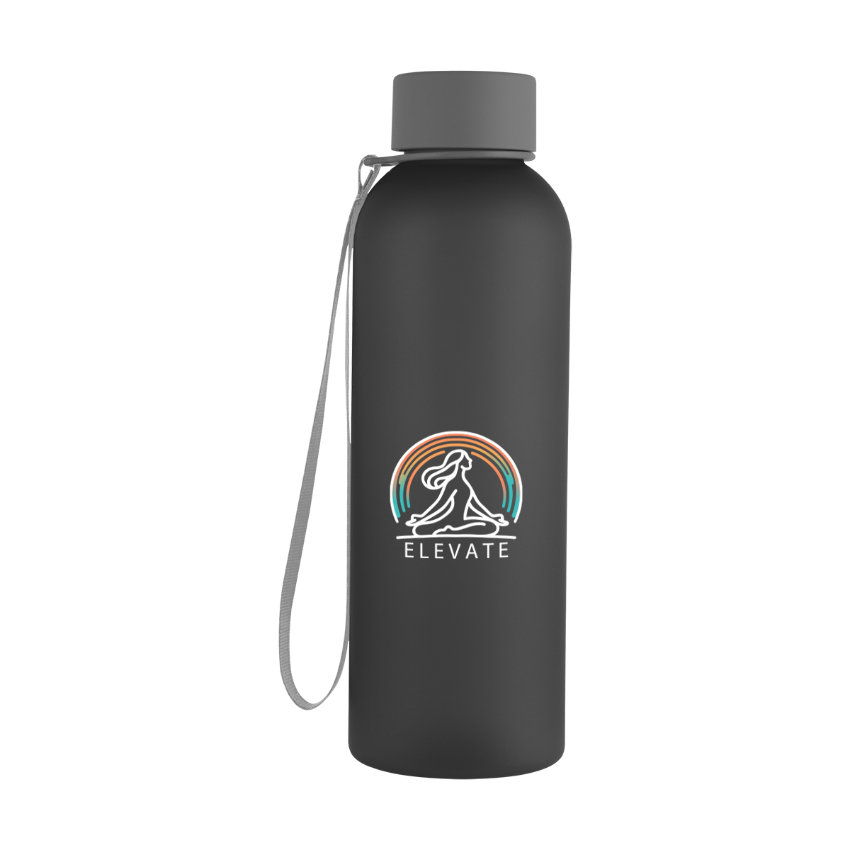 20 Oz. Morgan rPET Rubberized Bottle With Carry Strap 9