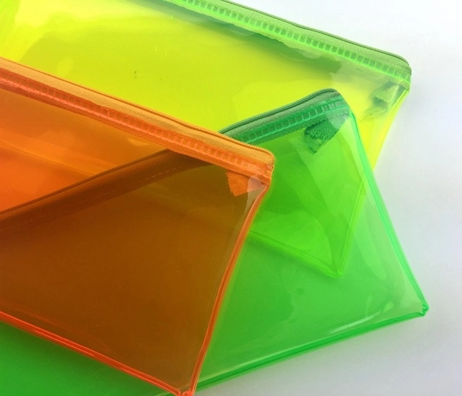 Colorful PVC Zip Pencil Case 8
