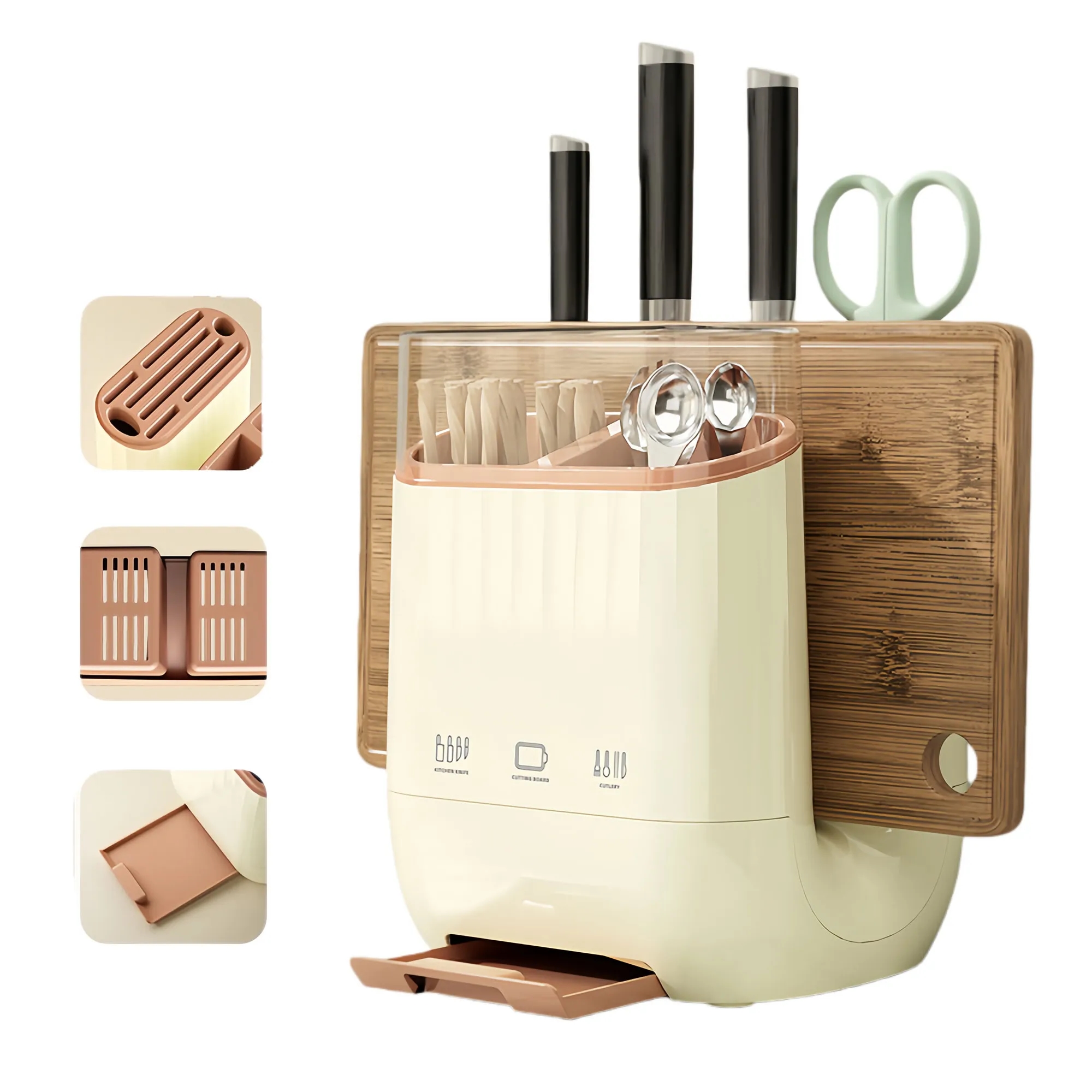 Premium Multifunctional Kitchen Knife Block Holder 4