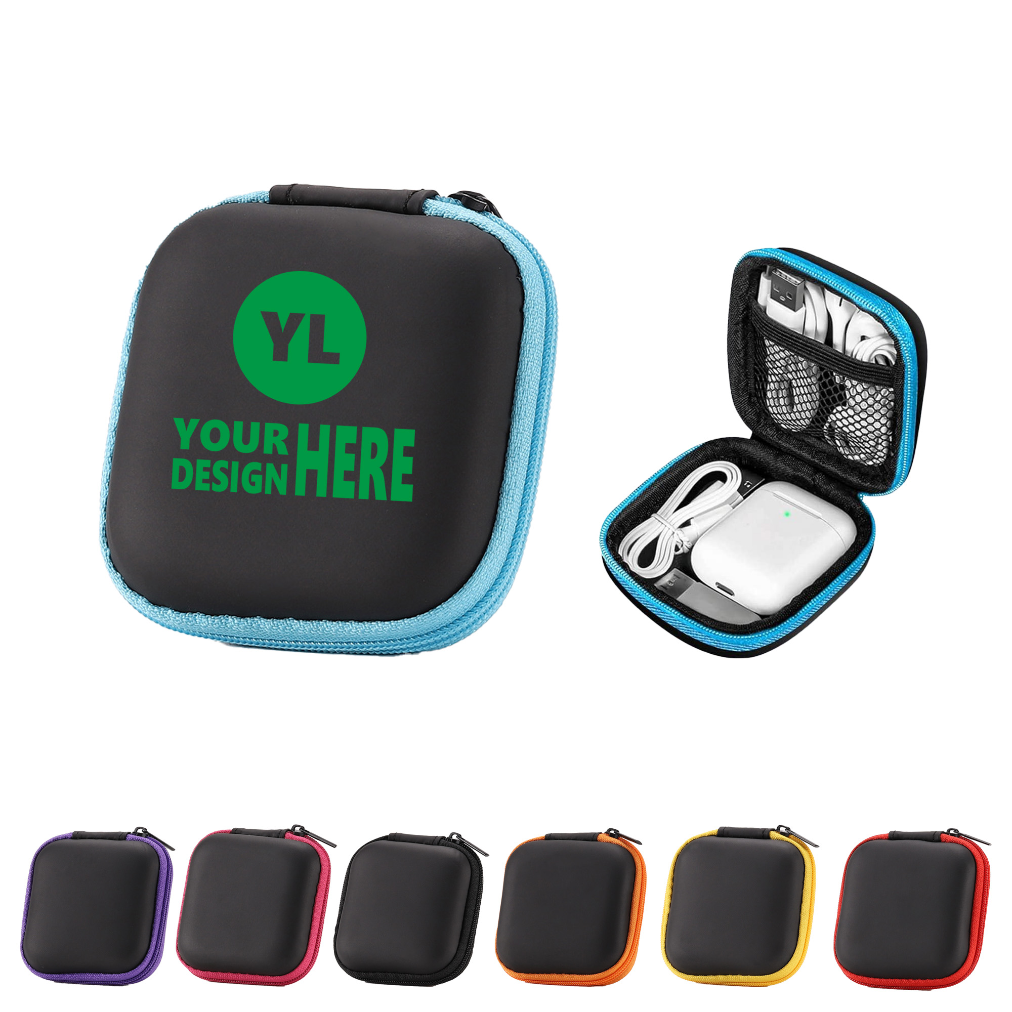 Portable EVA Headphone Storage Case 1