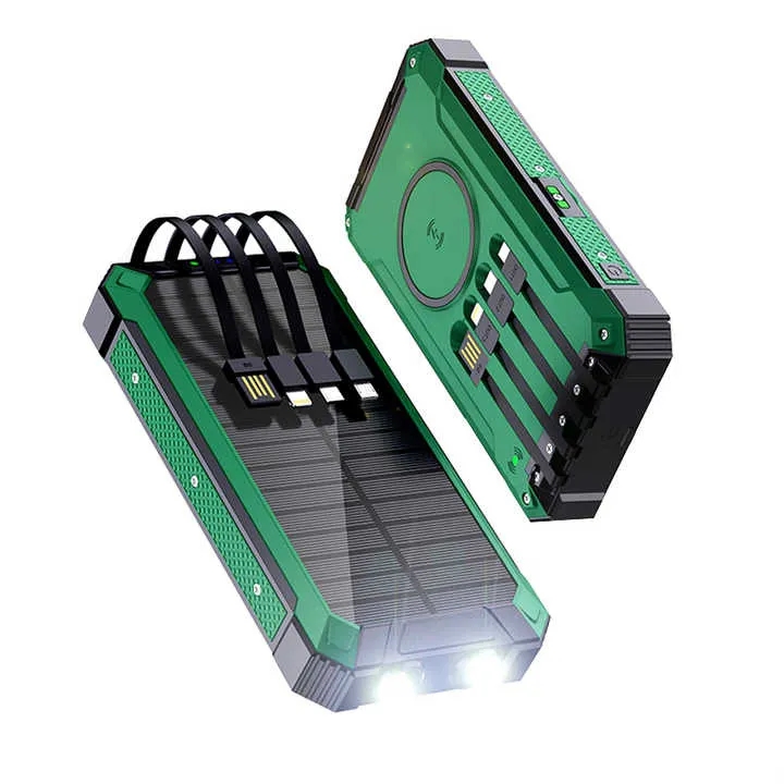 5 in 1 Solar Power Bank with LED Flashlight 1