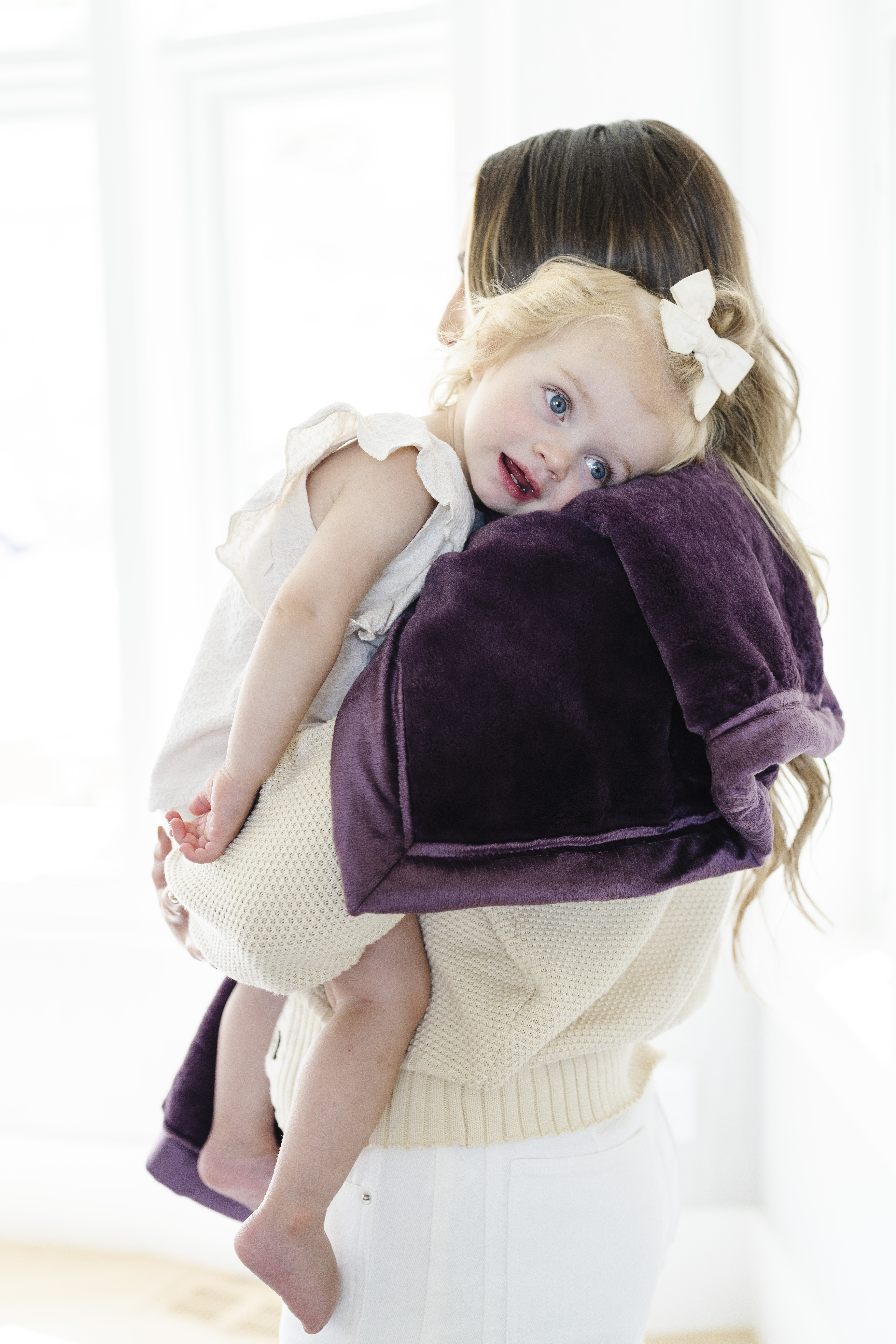 Lush Aubergine-Mini Luxury Blanket (15x20) 2