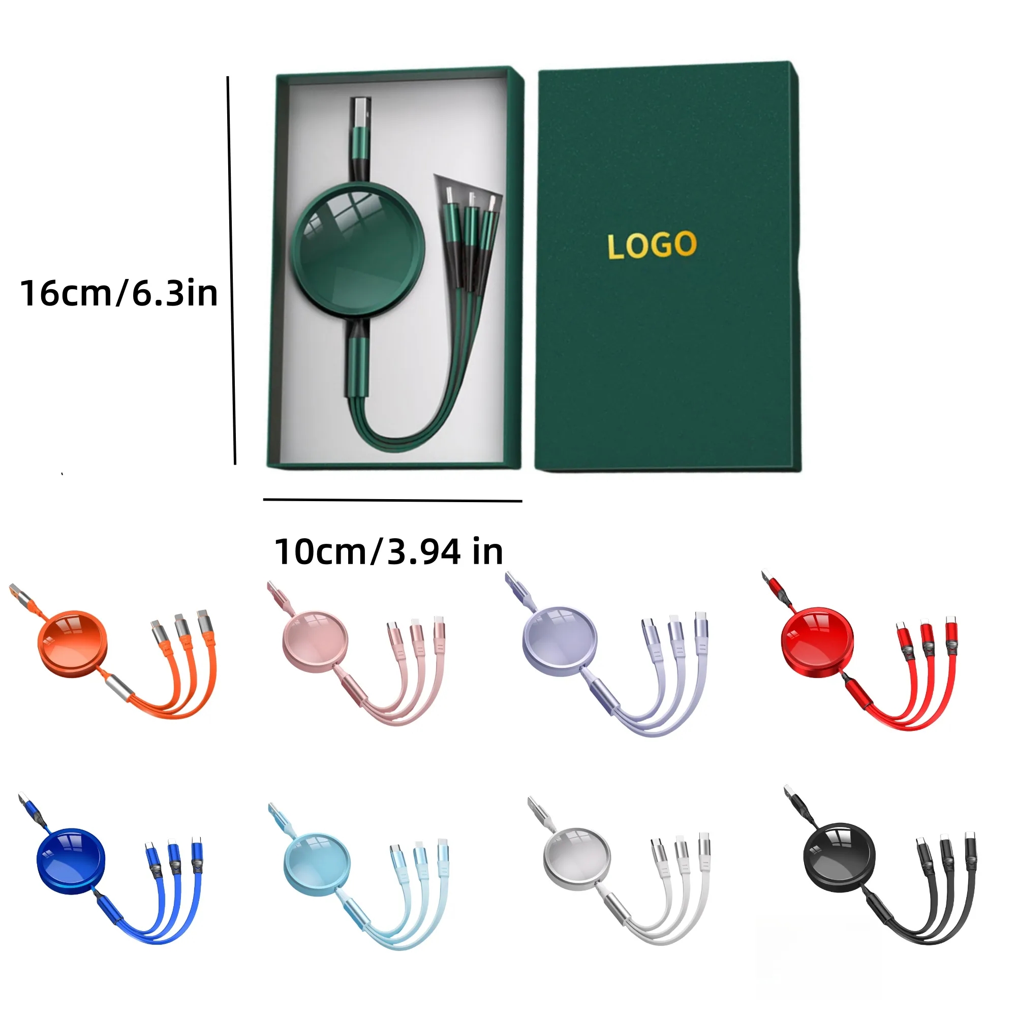Three-in-One Fast Charging Data Cable-Promotional Essential