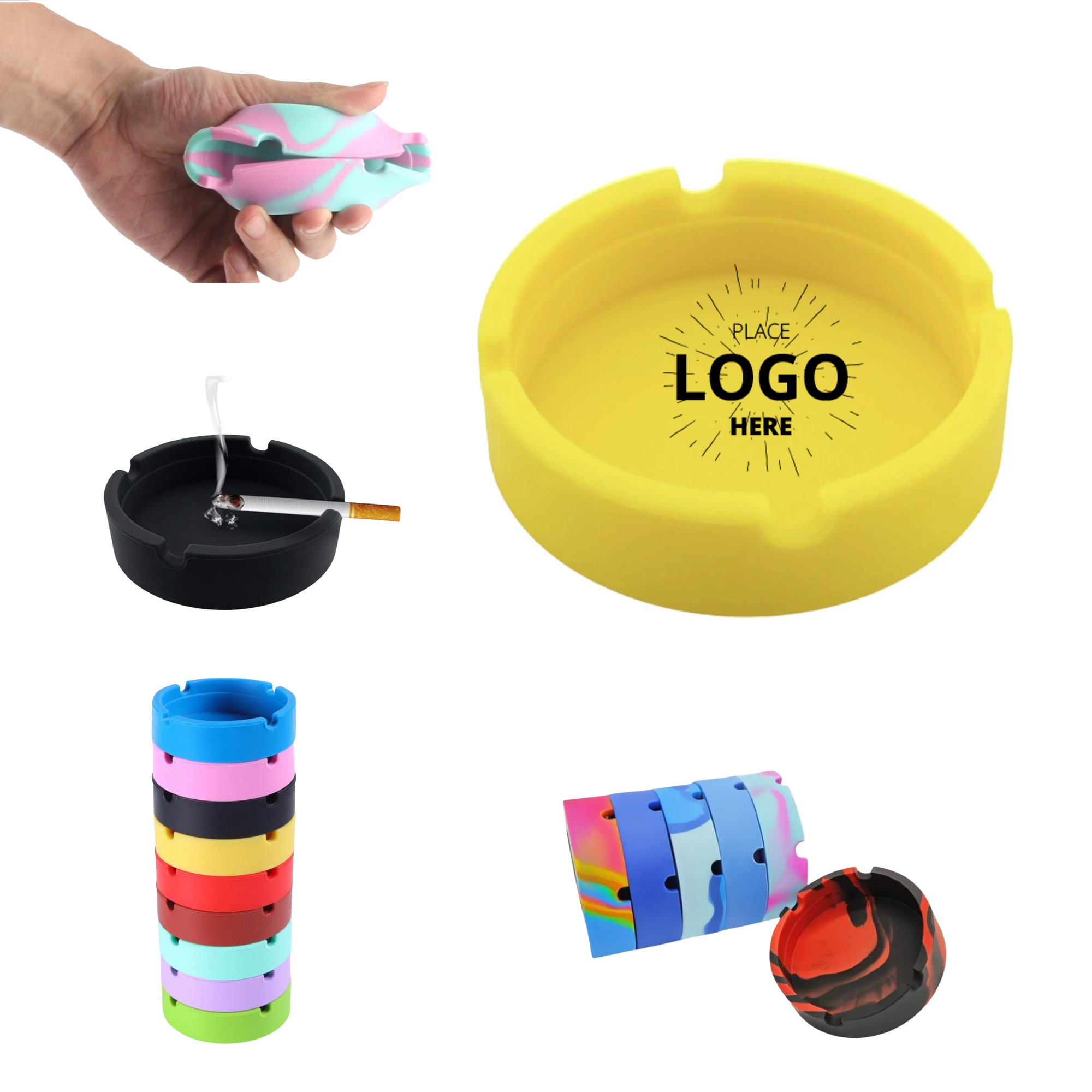 Premium Silicone Rubber Ashtray 1