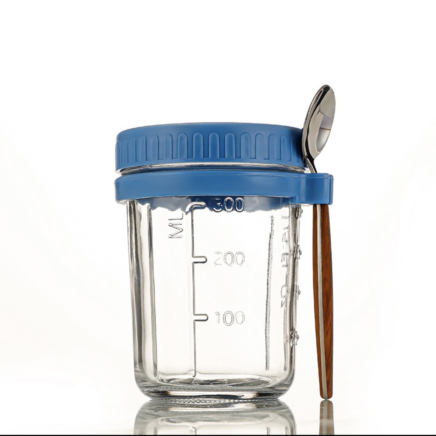 Overnight Oatmeal Cups With Lids And Spoons 9