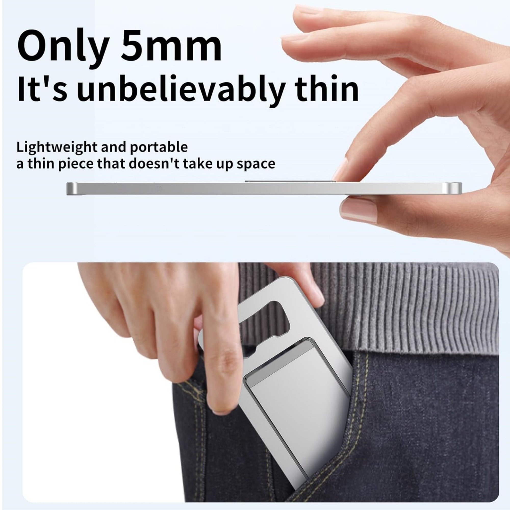 Foldable Aluminum Cell Phone Stand with Bottle Opener 6