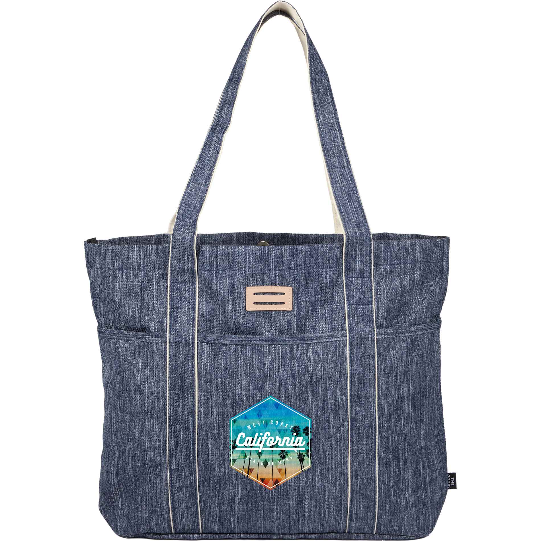 The Goods Navy Heather Carry All Tote