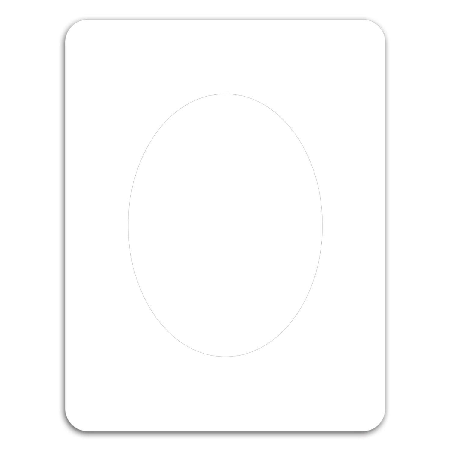 Oval Punch Out Picture Frame Magnet 2