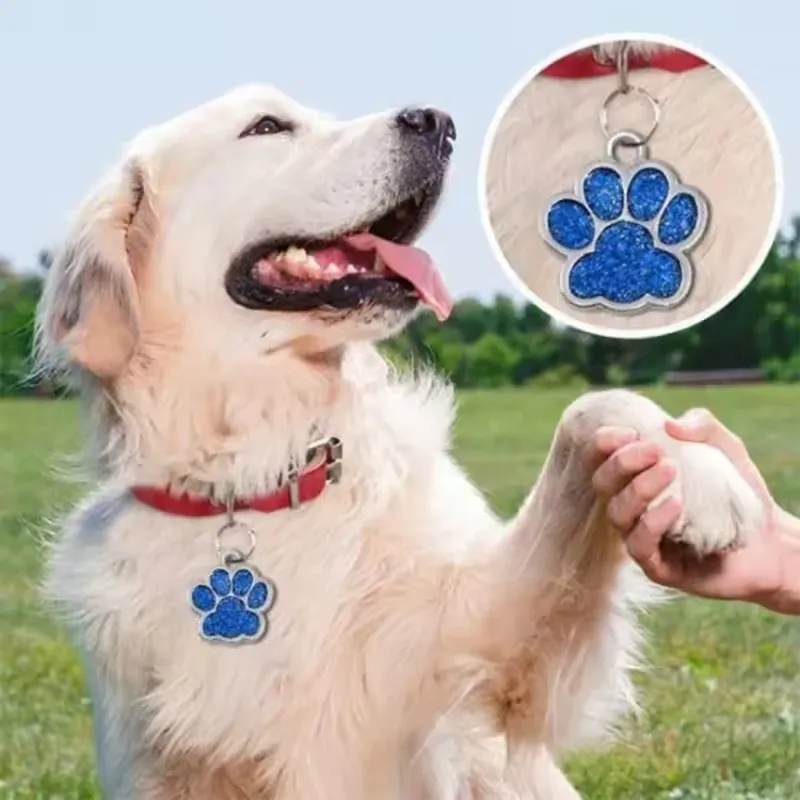 Paw Shaped Pet ID Tags 6