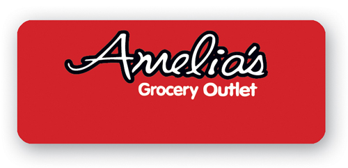 Screen Printed Poly Name Badge (1"x2.5") Rectangle