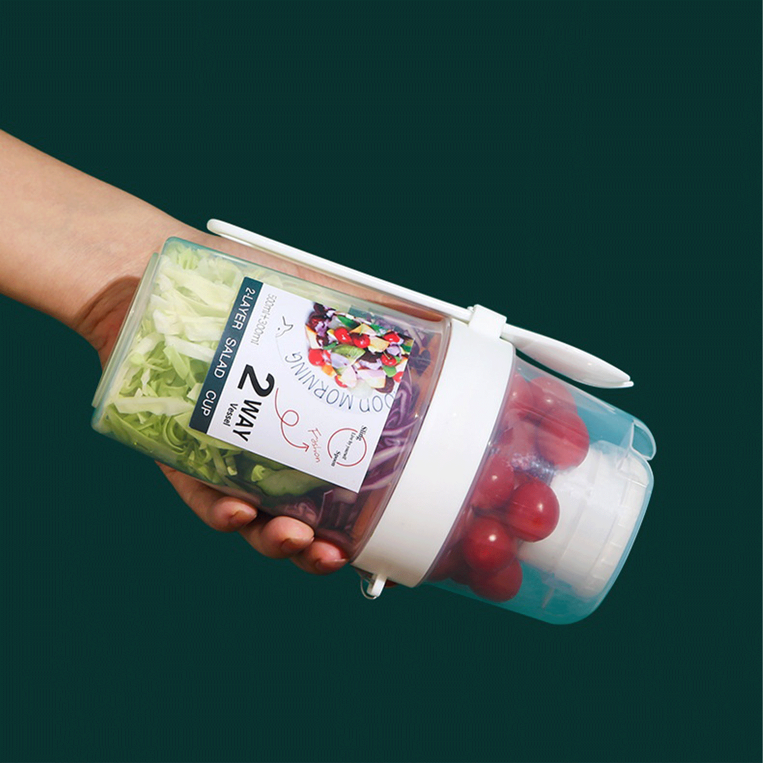 27oz Salad Cup Container Set 16
