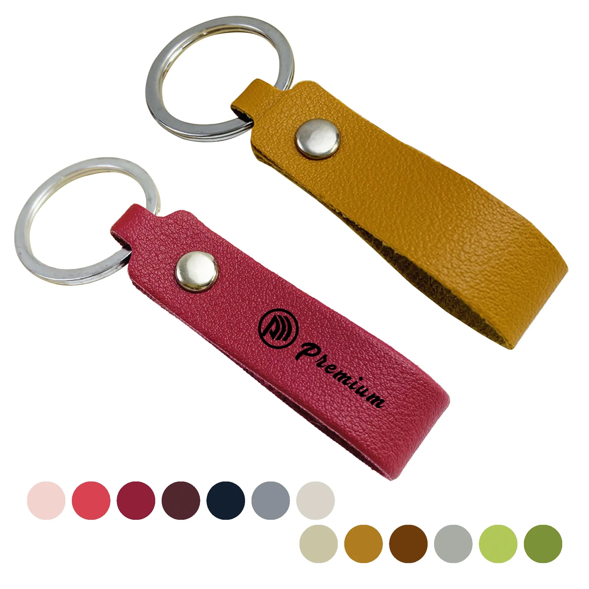 Genuine Leather Keychain 15