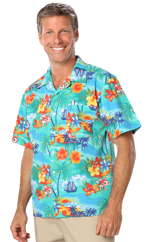 Tropic Print Camp Shirt 2