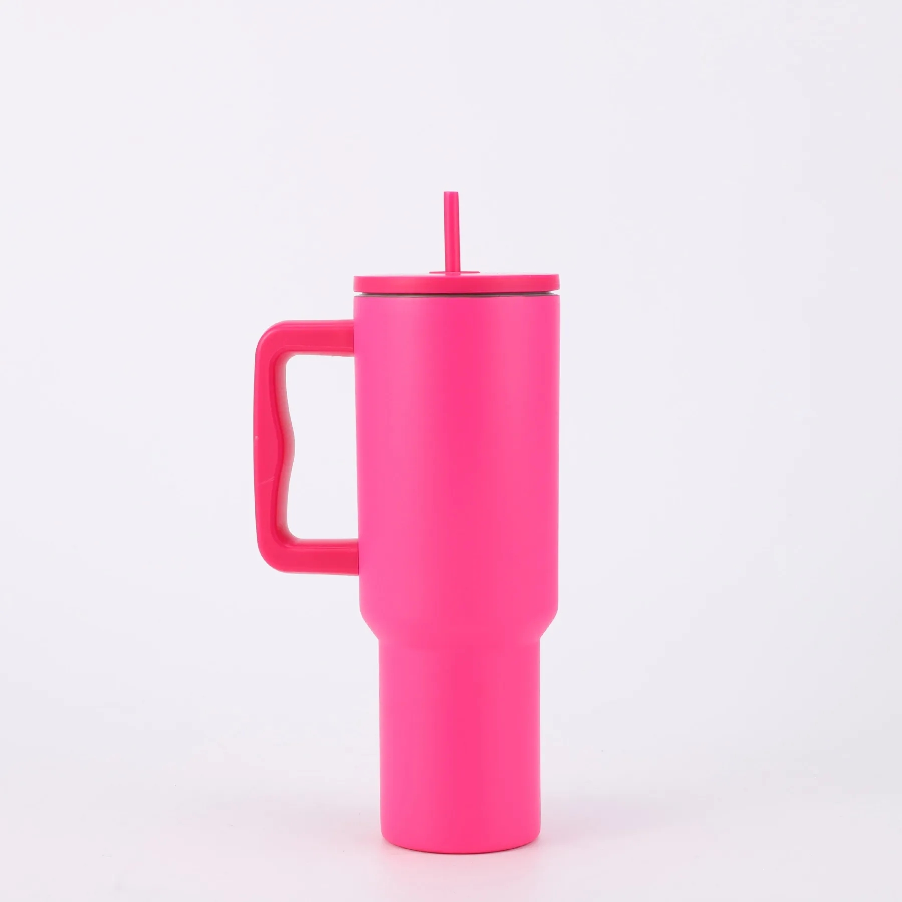40 oz Tumbler with Handle and Straw Lid 9