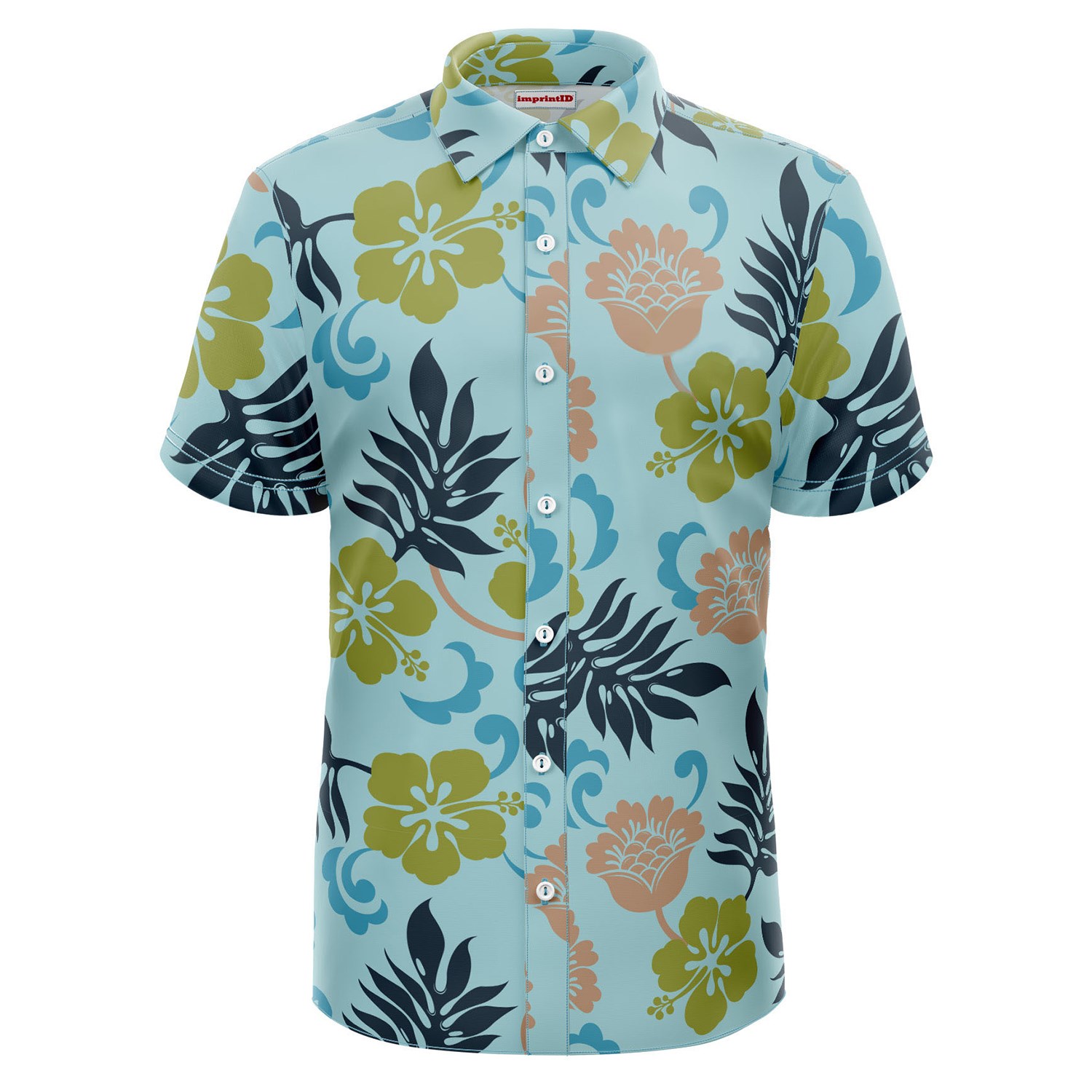 Rock'it 3-Day Unisex 135 GSM 4-Way Stretch UV Resistant Sublimation Hawaiian Shirts 17