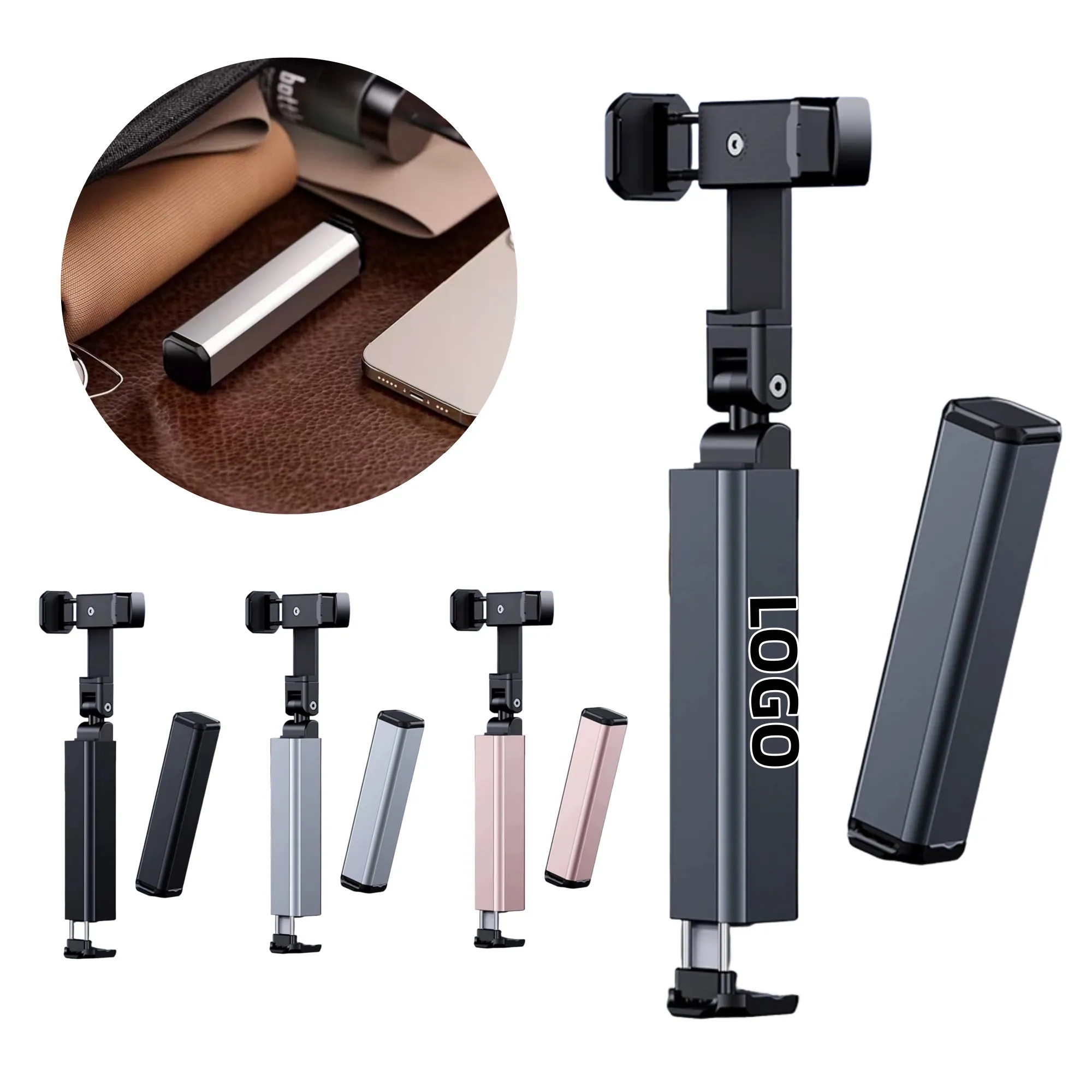 Portable All-in-One Foldable Phone Stand