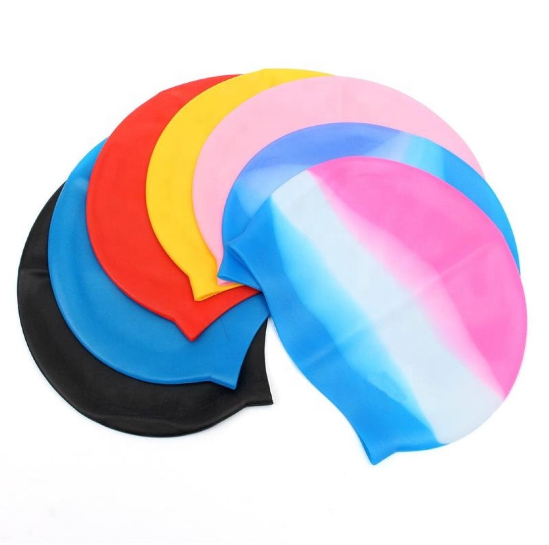 Colorful Silicone Swim Caps for Adult 2